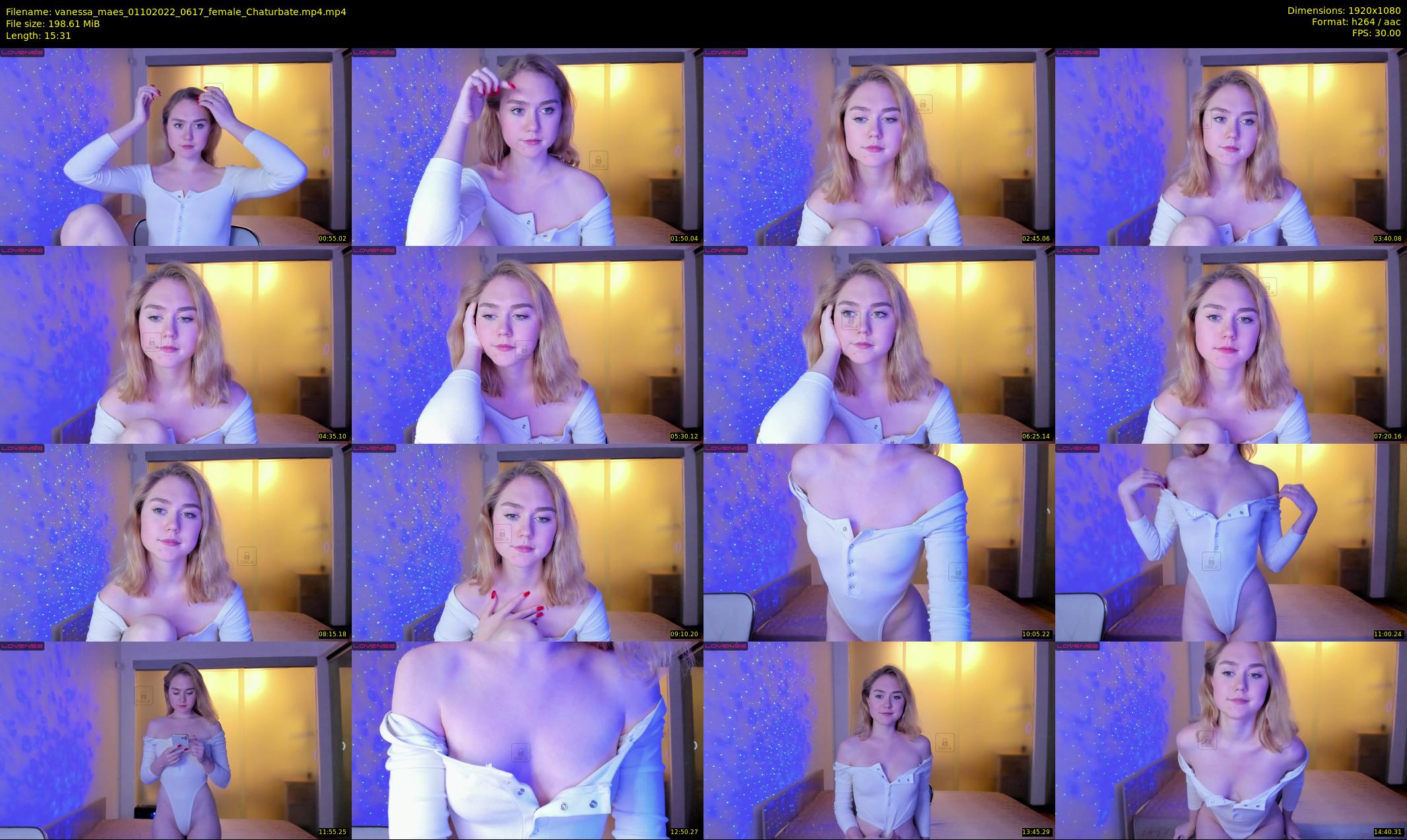 vanessa_maes — 16 minute Chaturbate female cam show recording, 1080p, Oct 1, 2022