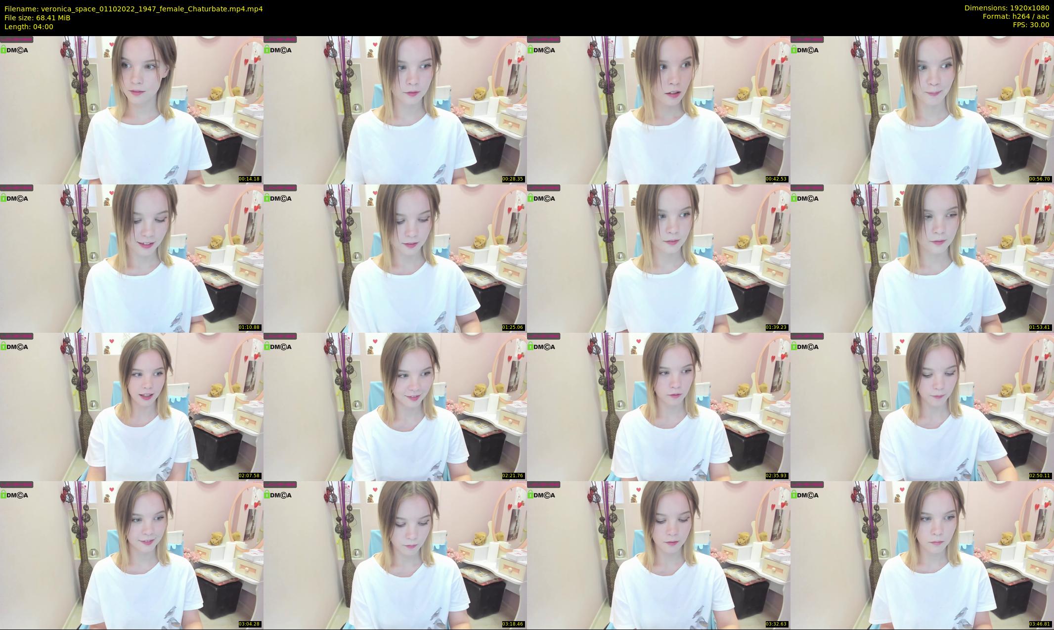 veronica_space — 4 minute Chaturbate female cam show recording, 1080p, Oct 1, 2022