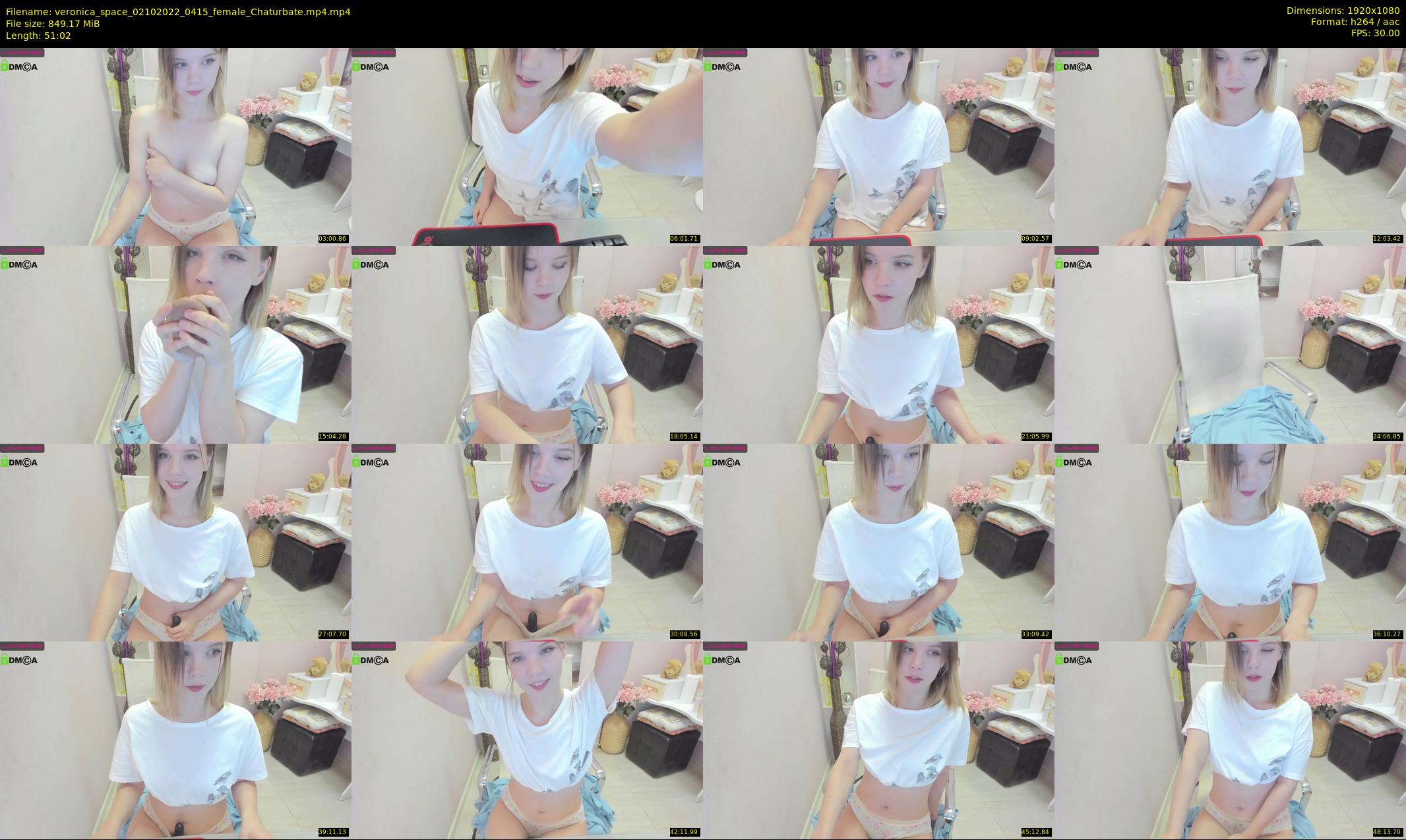 veronica_space — 52 minute Chaturbate female cam show recording, 1080p, Oct 2, 2022