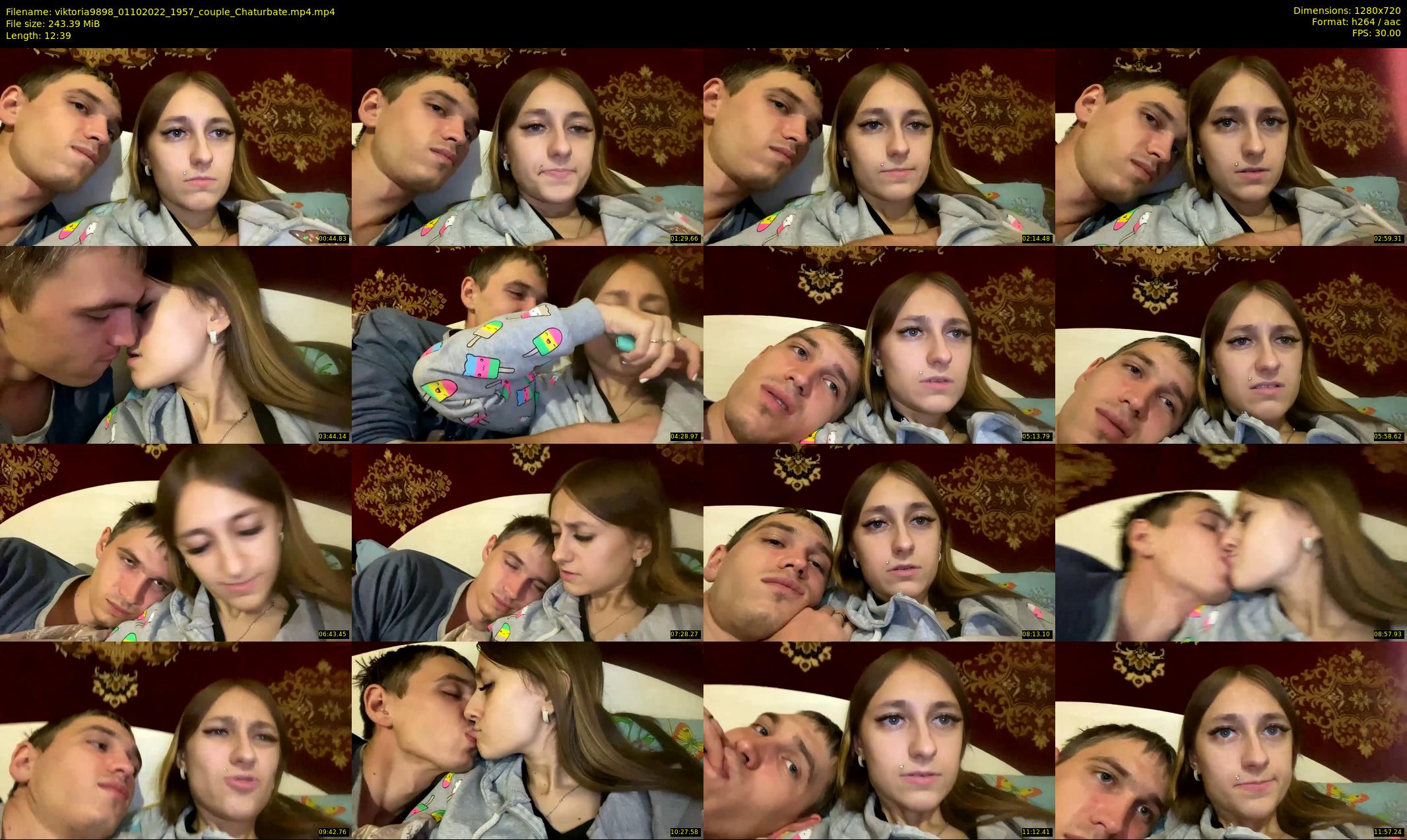 viktoria9898 — 13 minute Chaturbate couple cam show recording, 720p, Oct 1, 2022