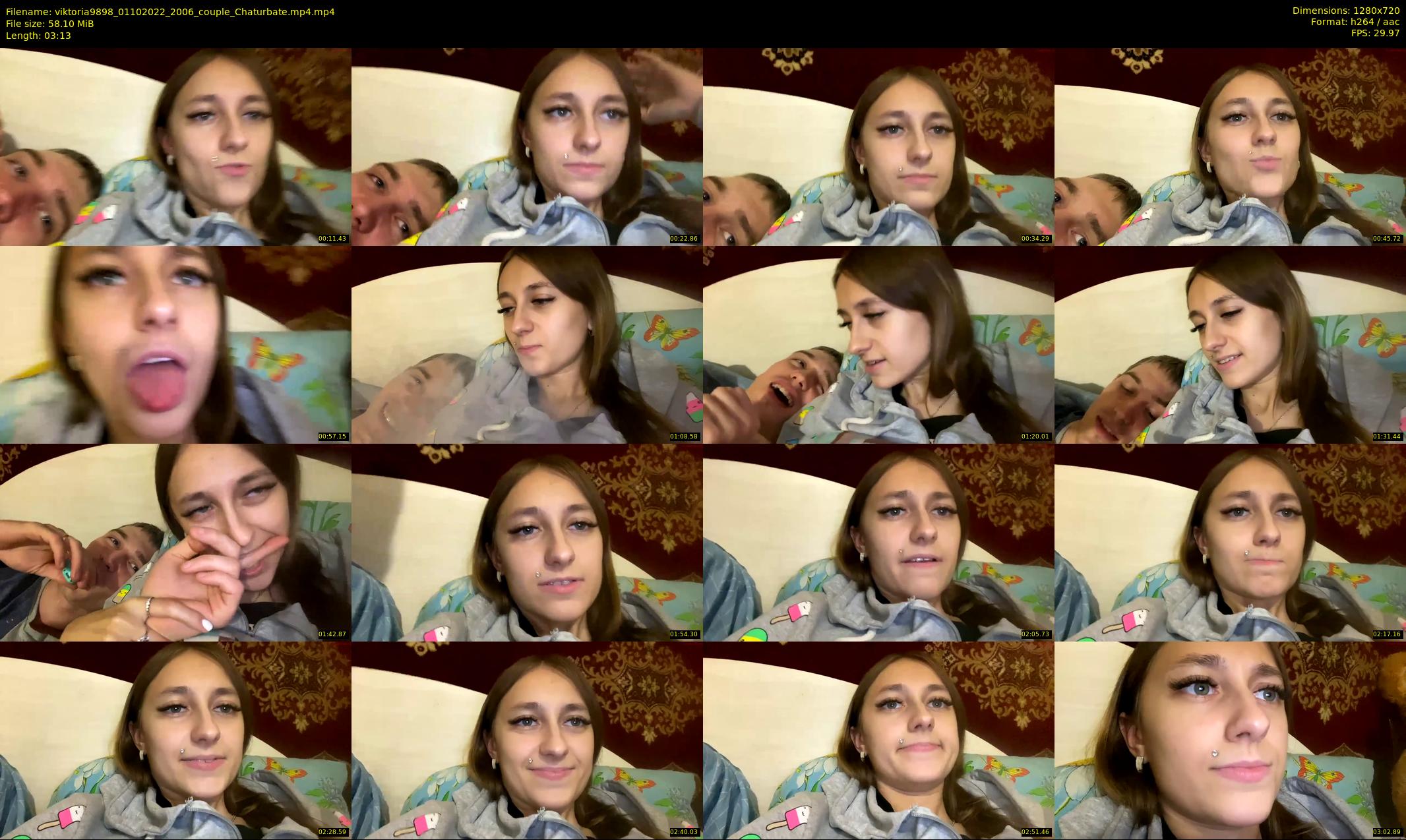 viktoria9898 — 4 minute Chaturbate couple cam show recording, 720p, Oct 1, 2022
