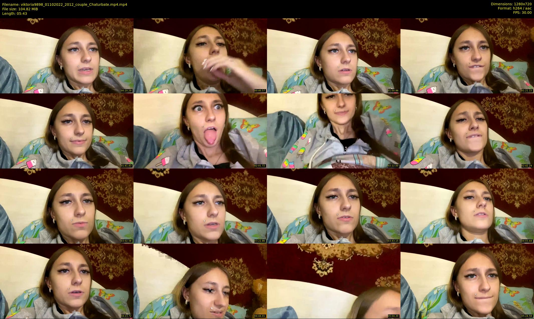 viktoria9898 — 6 minute Chaturbate couple cam show recording, 720p, Oct 1, 2022