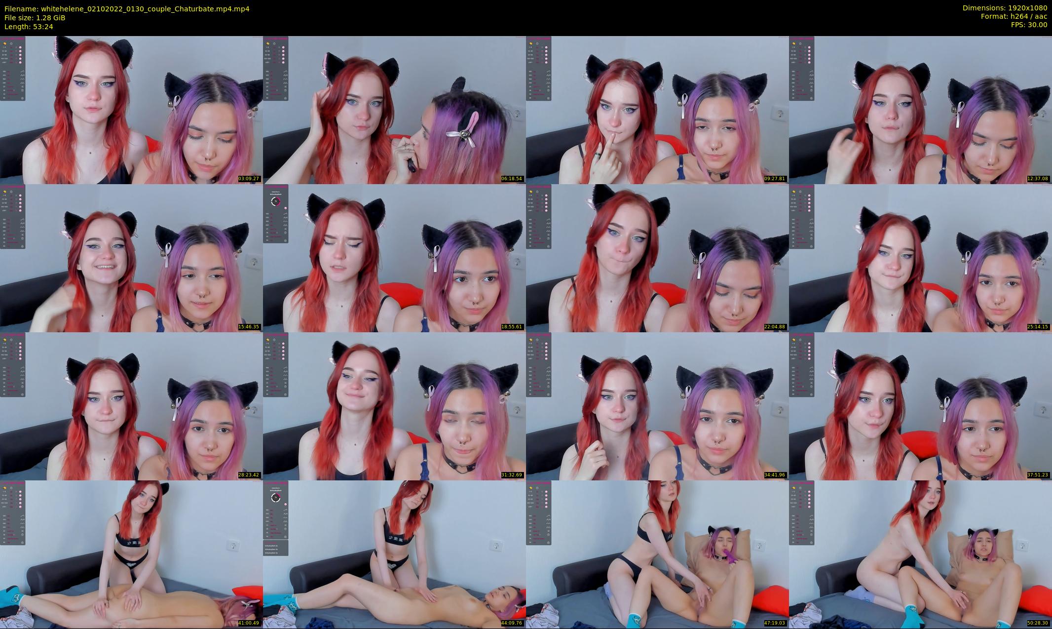 whitehelene — 54 minute Chaturbate female cam show recording, 1080p, Oct 2, 2022