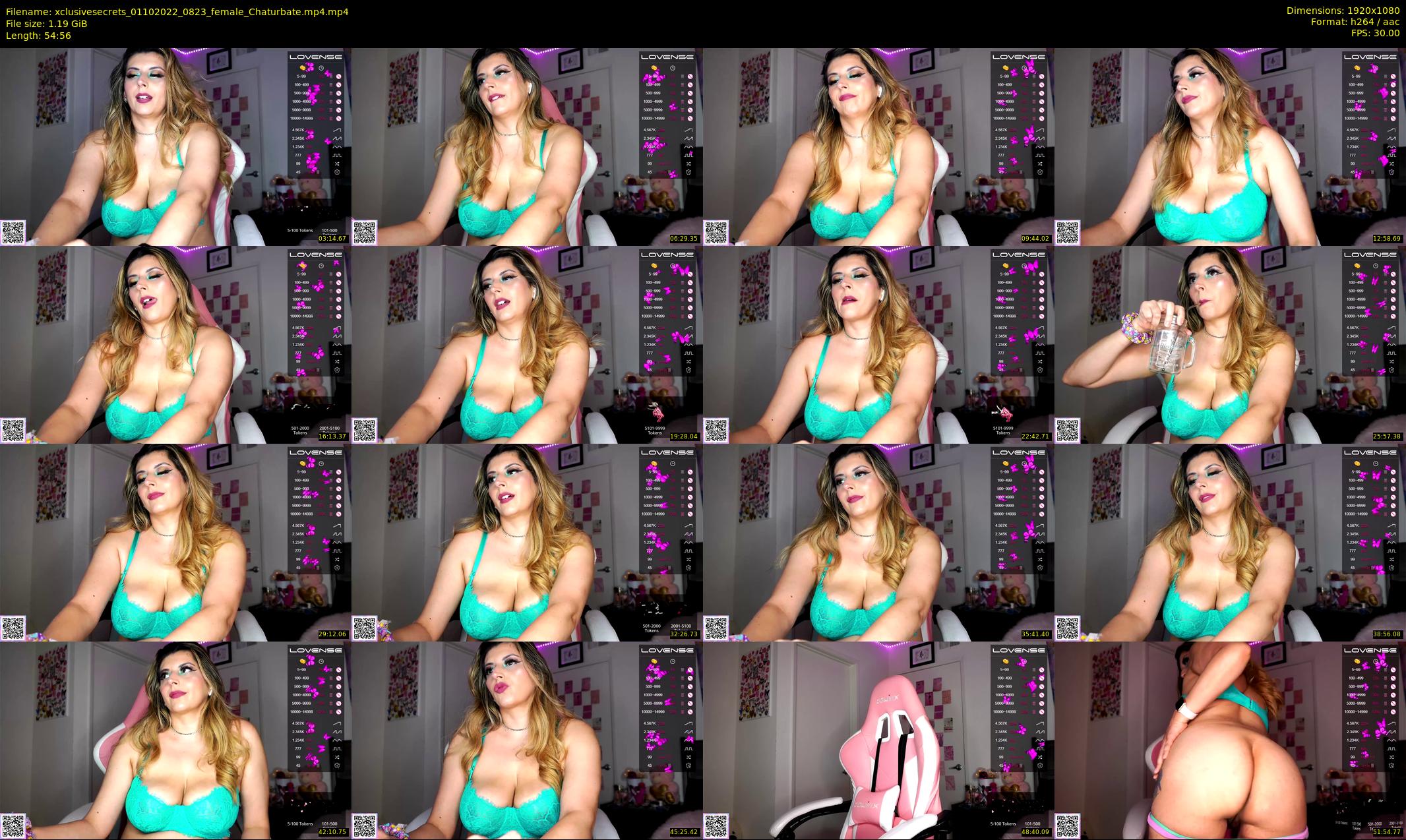 xclusivesecrets — 55 minute Chaturbate female cam show recording, 1080p, Oct 1, 2022