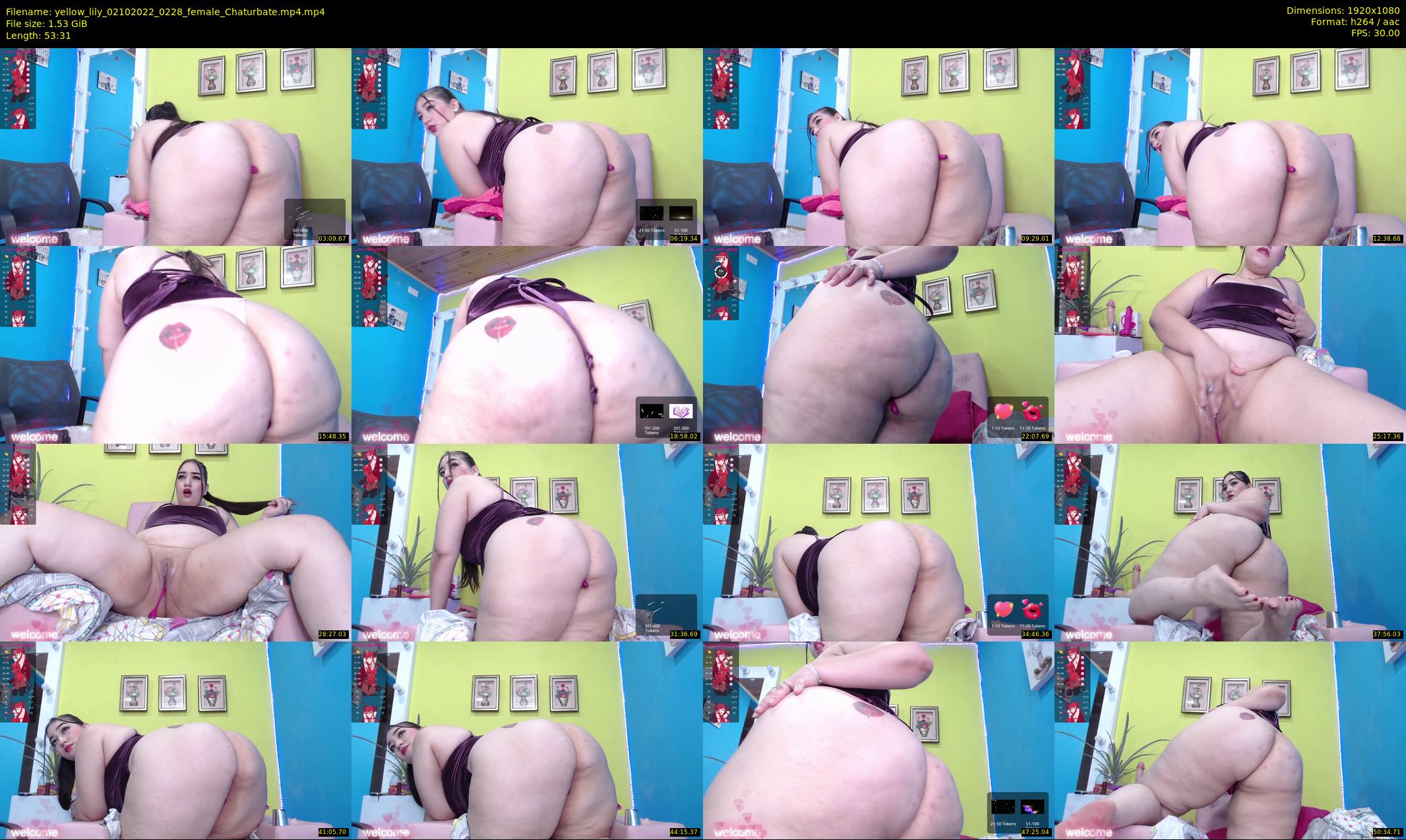 yellow_lily — 54 minute Chaturbate female cam show recording, 1080p, Oct 2, 2022