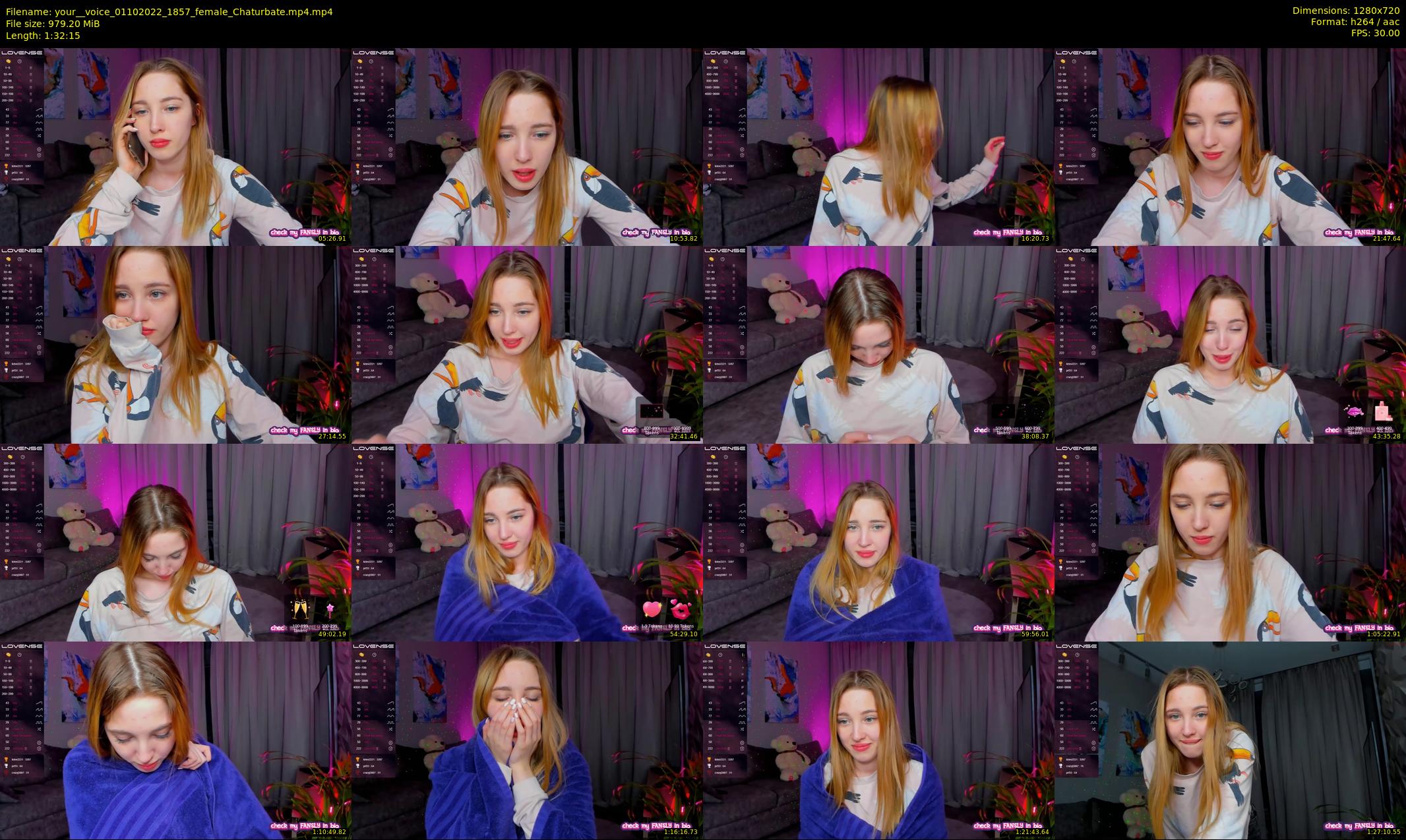 your__voice — 93 minute Chaturbate female cam show recording, 720p, Oct 1, 2022