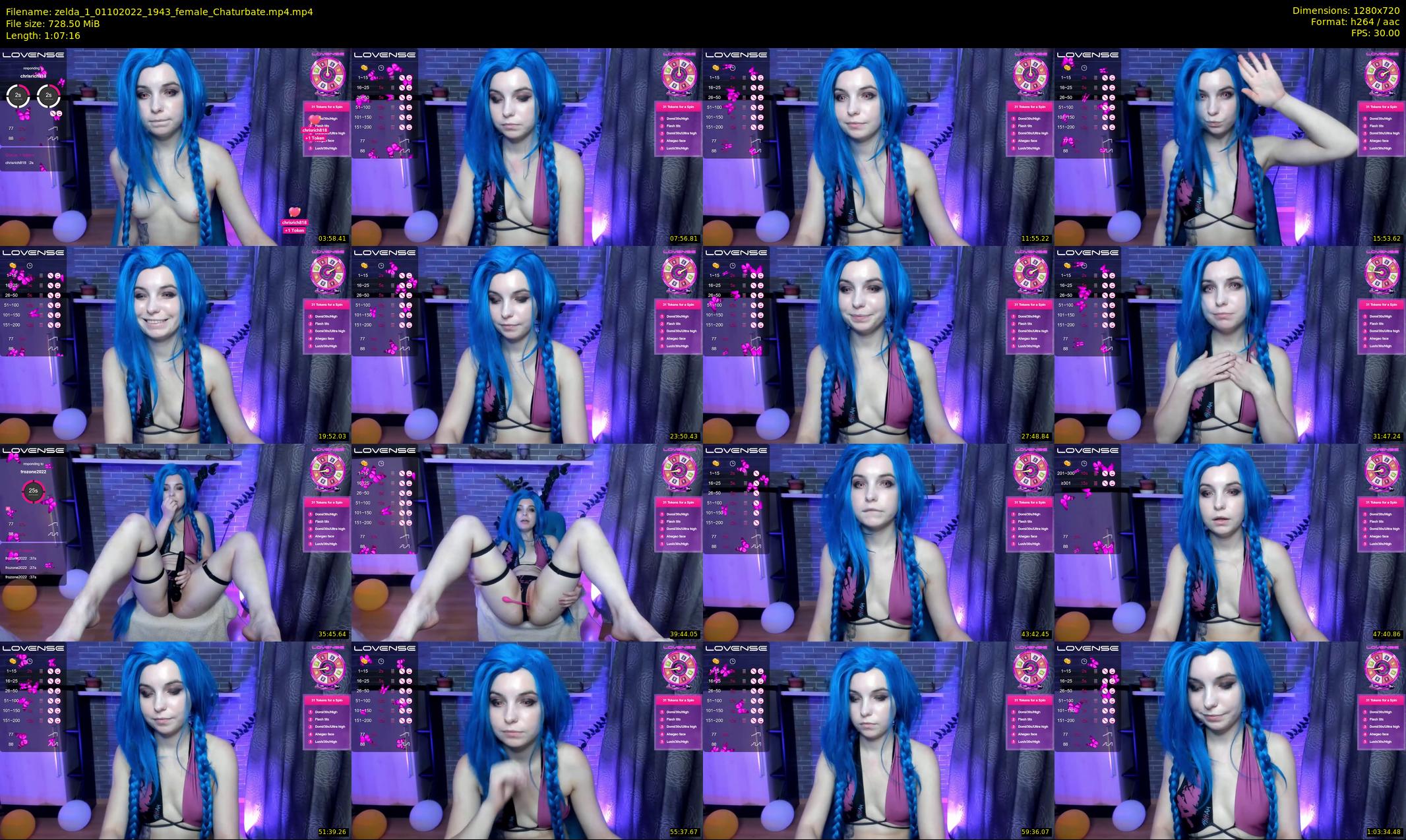 zelda_1 — 68 minute Chaturbate female cam show recording, 720p, Oct 1, 2022
