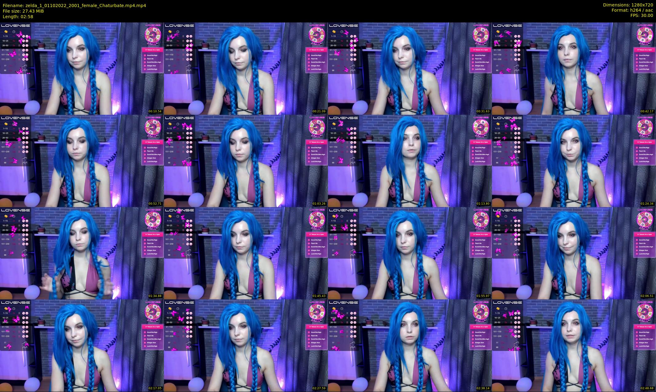 zelda_1 — 3 minute Chaturbate female cam show recording, 720p, Oct 1, 2022