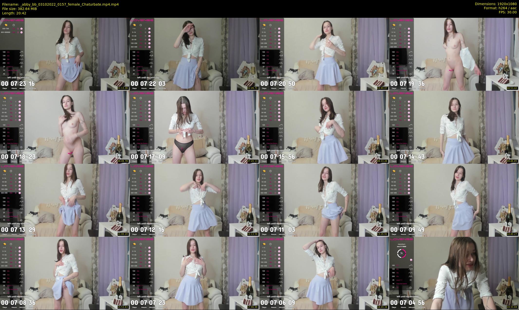 _abby_bb — 21 minute Chaturbate female cam show recording, 1080p, Oct 3, 2022
