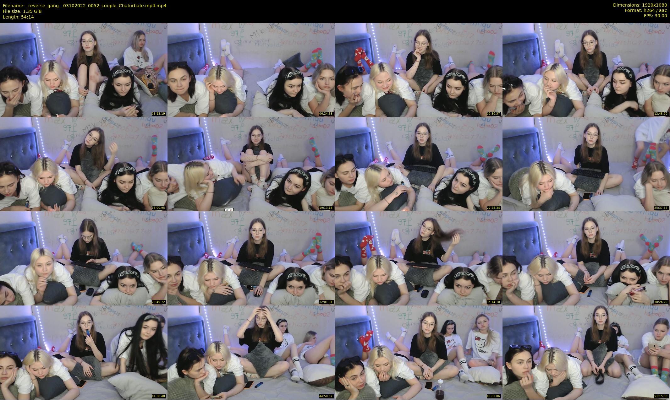 _reverse_gang_ — 55 minute Chaturbate couple cam show recording, 1080p, Oct 3, 2022