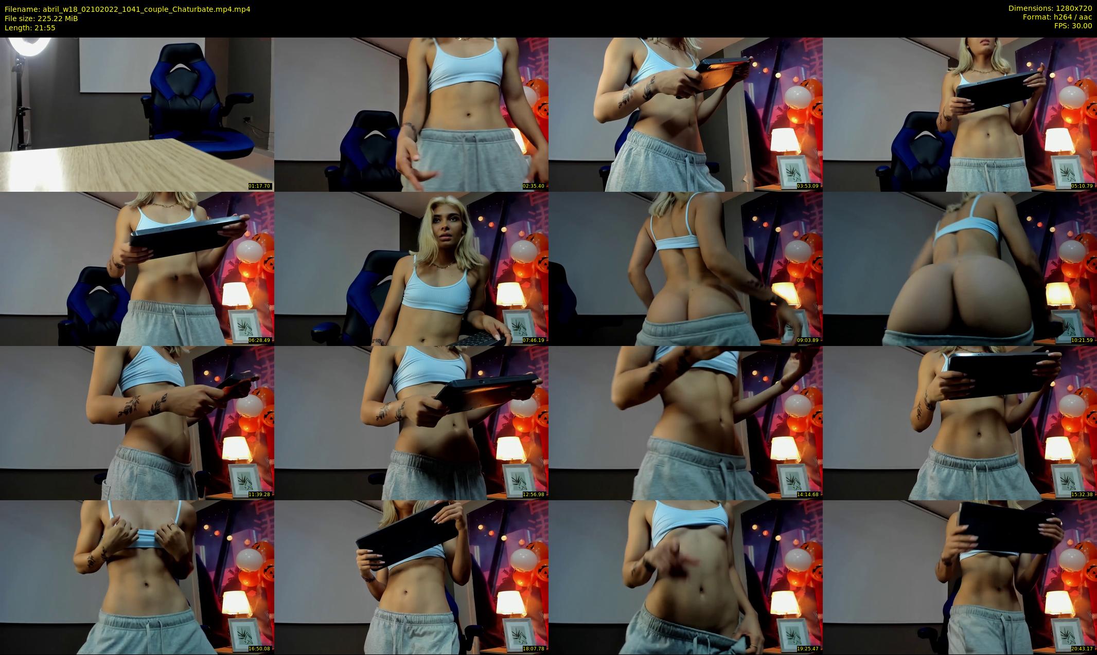 abril_w18 — 22 minute Chaturbate female cam show recording, 720p, Oct 2, 2022