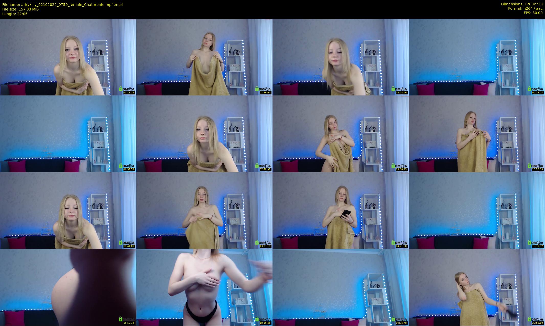 adrykilly — 23 minute Chaturbate female cam show recording, 720p, Oct 2, 2022