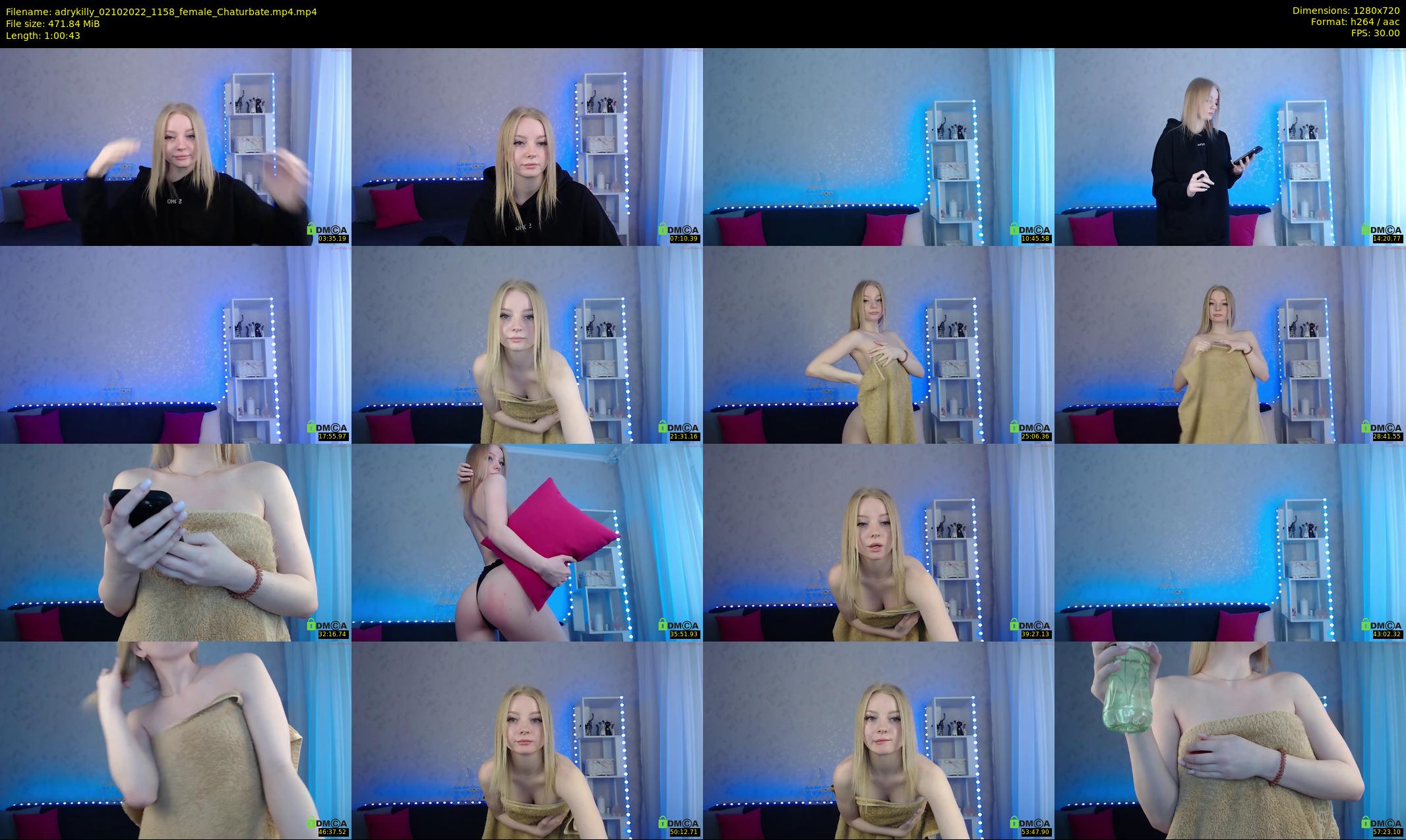 adrykilly — 61 minute Chaturbate female cam show recording, 720p, Oct 2, 2022