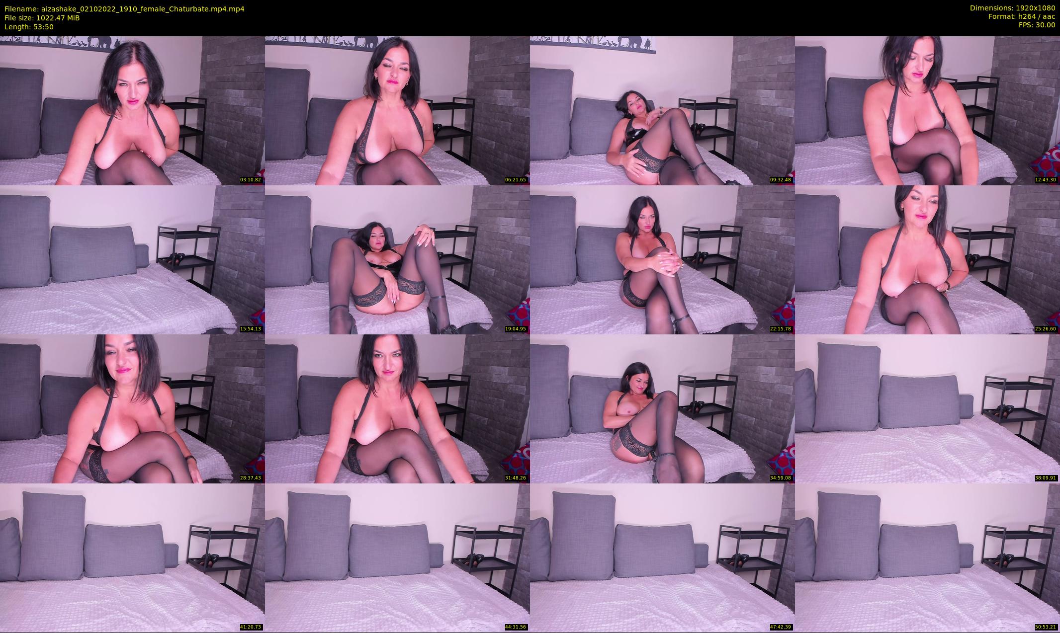 aizashake — 54 minute Chaturbate female cam show recording, 1080p, Oct 2, 2022