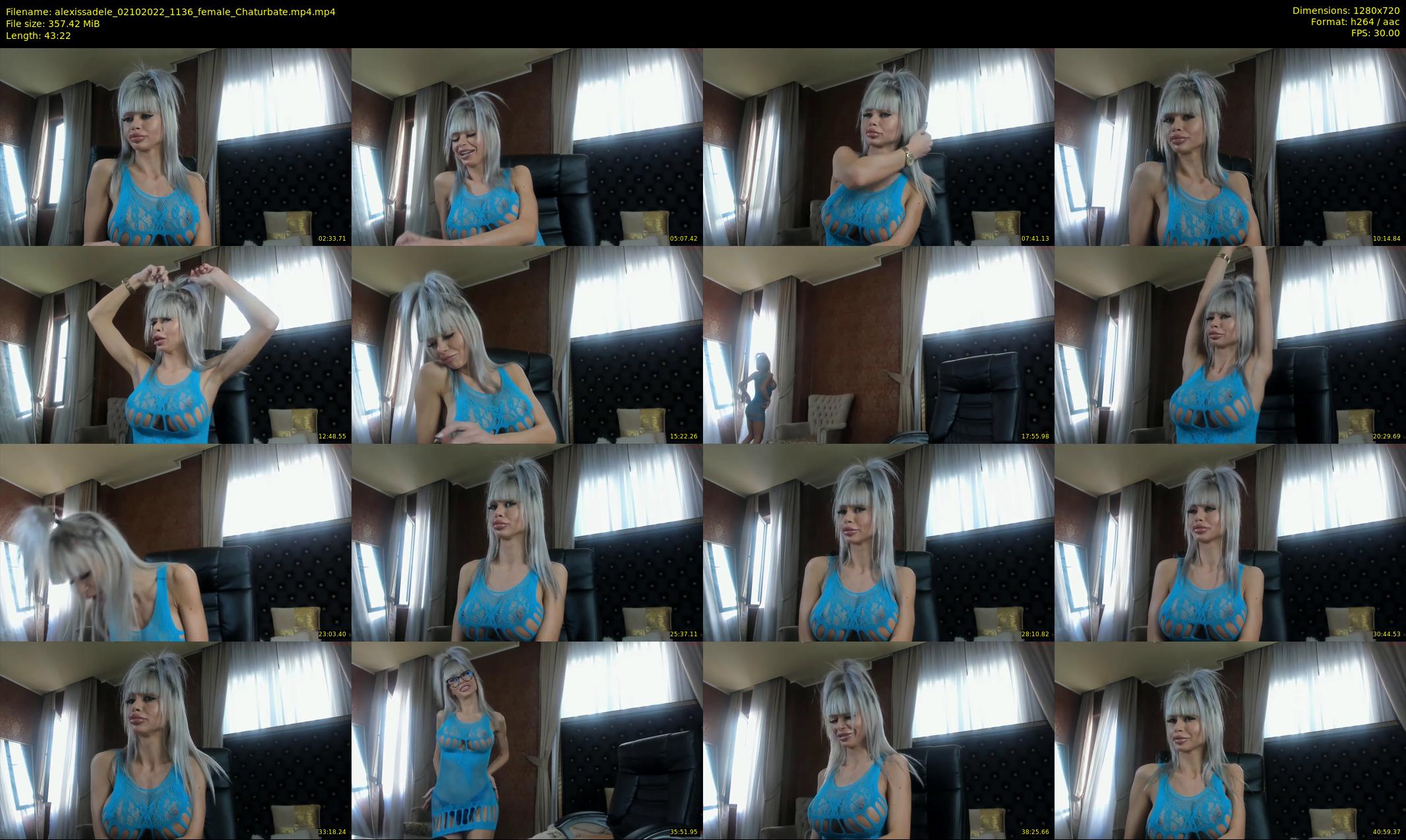 alexissadele — 44 minute Chaturbate female cam show recording, 720p, Oct 2, 2022