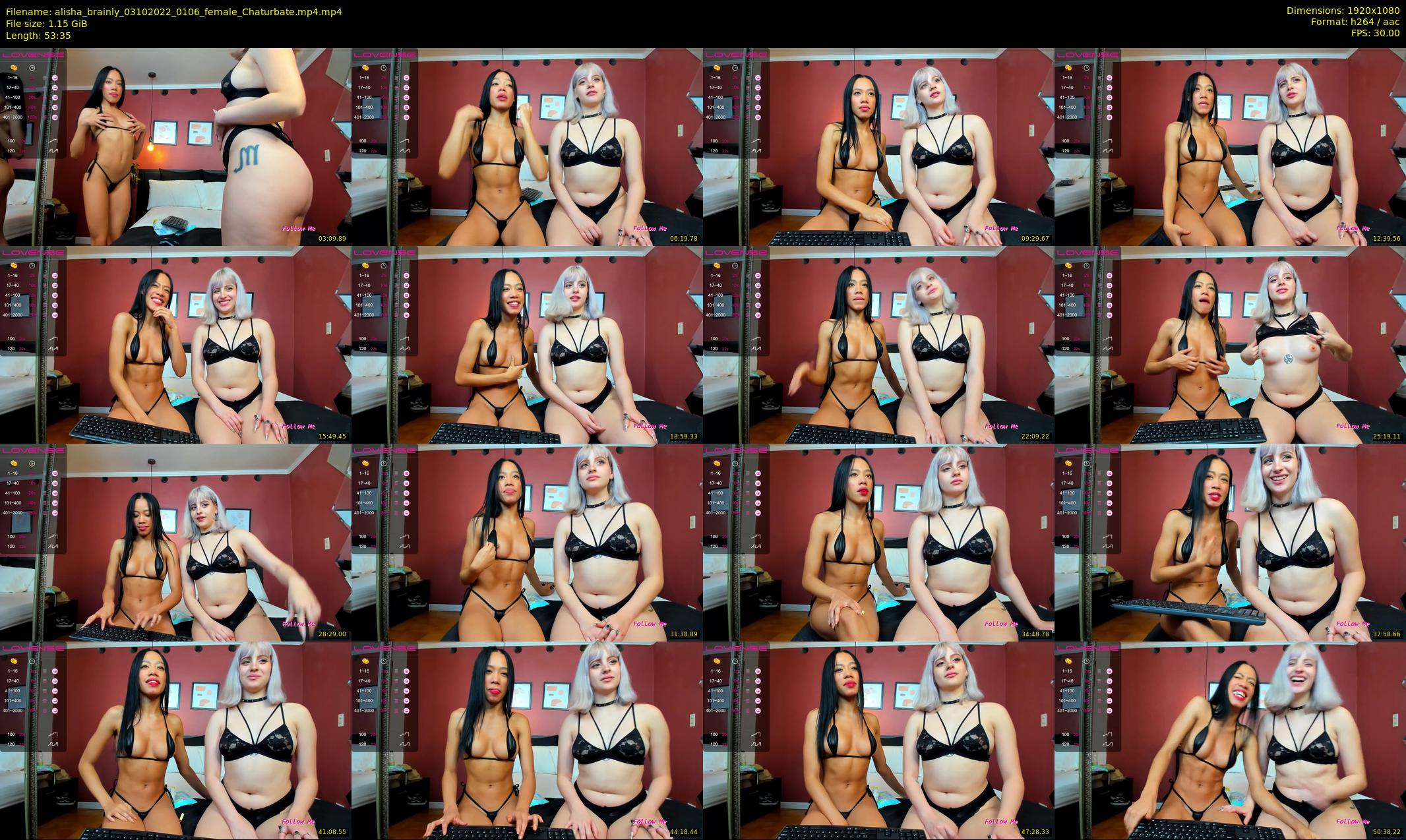 alisha_brainly — 54 minute Chaturbate female cam show recording, 1080p, Oct 3, 2022