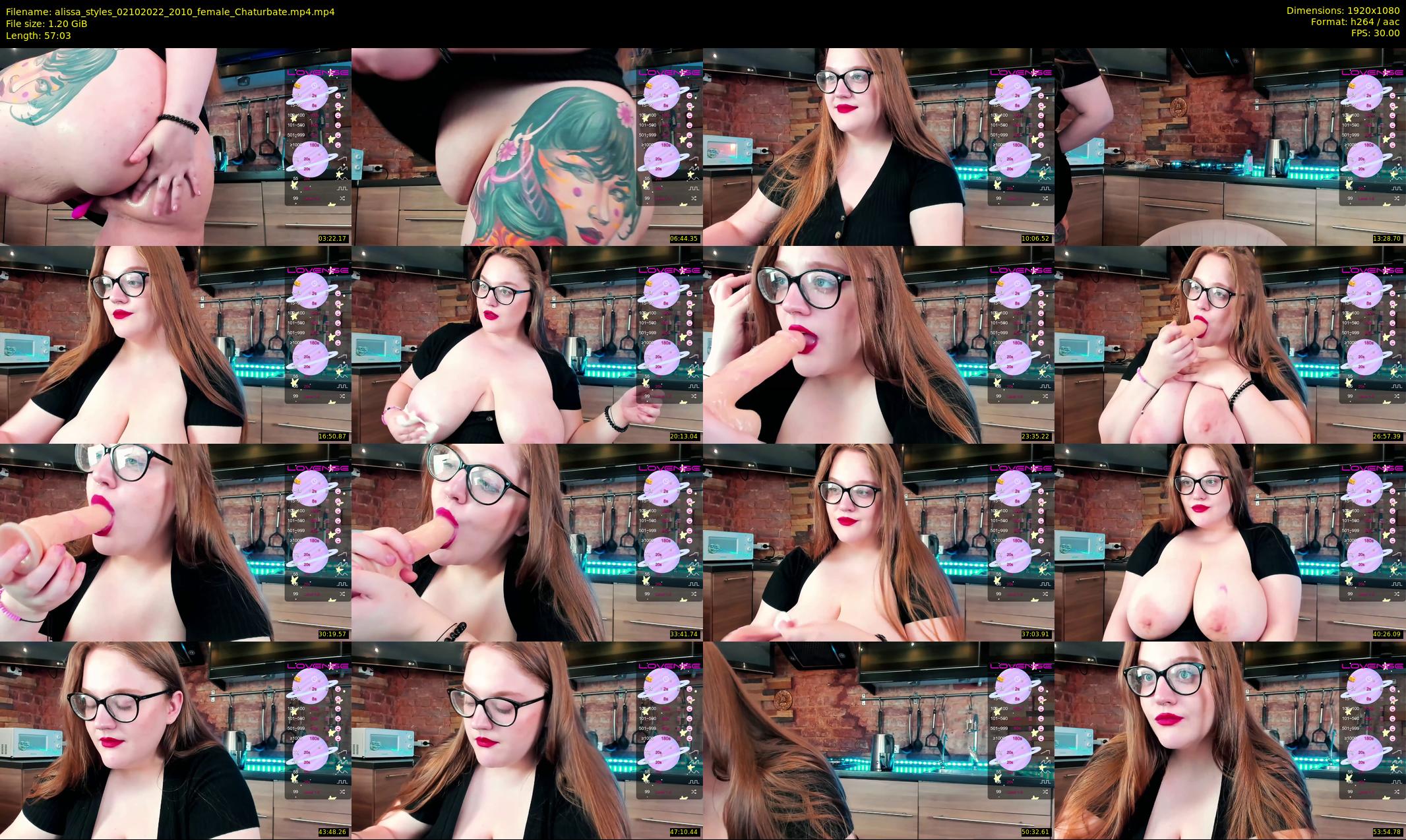 alissa_styles — 58 minute Chaturbate female cam show recording, 1080p, Oct 2, 2022