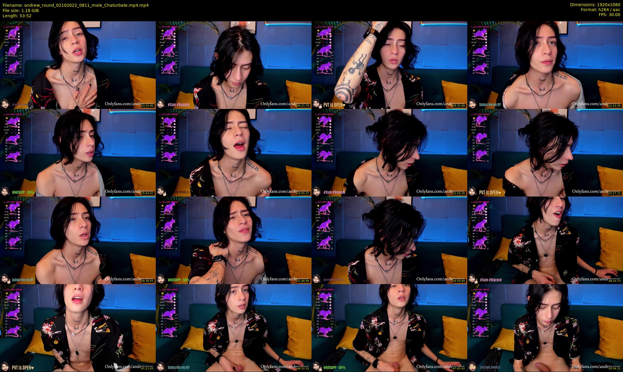 andrew_round — 54 minute Chaturbate male cam show recording, 1080p, Oct 2, 2022