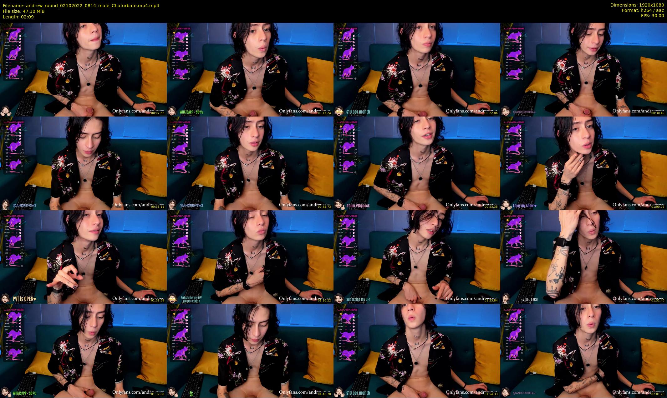 andrew_round — 3 minute Chaturbate male cam show recording, 1080p, Oct 2, 2022