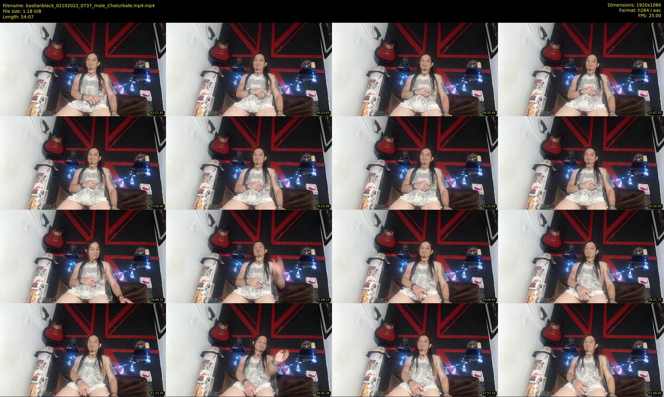 bastianblack — 55 minute Chaturbate male cam show recording, 1080p, Oct 2, 2022