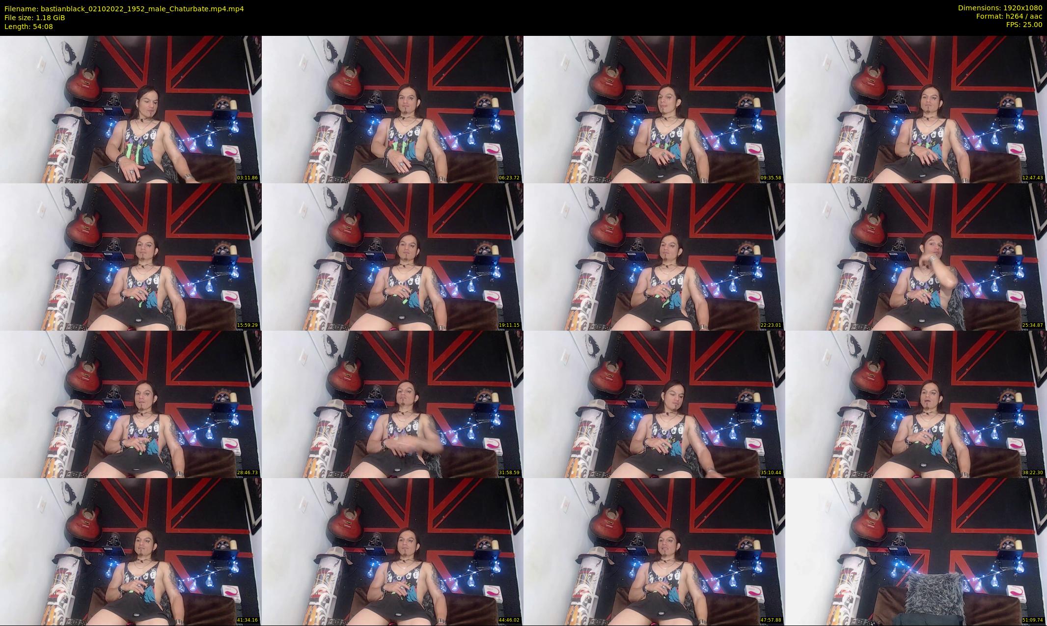 bastianblack — 55 minute Chaturbate male cam show recording, 1080p, Oct 2, 2022