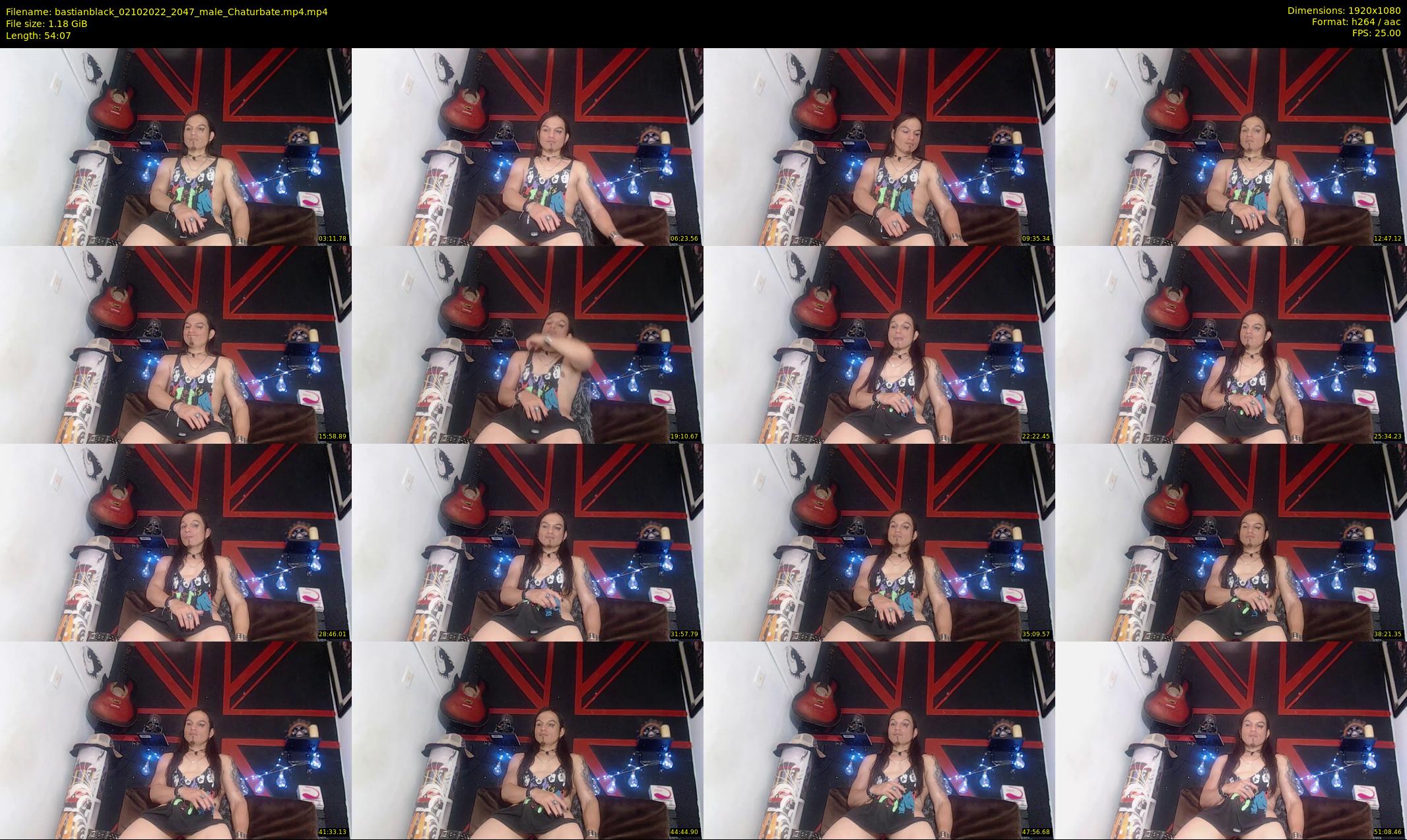 bastianblack — 55 minute Chaturbate male cam show recording, 1080p, Oct 2, 2022