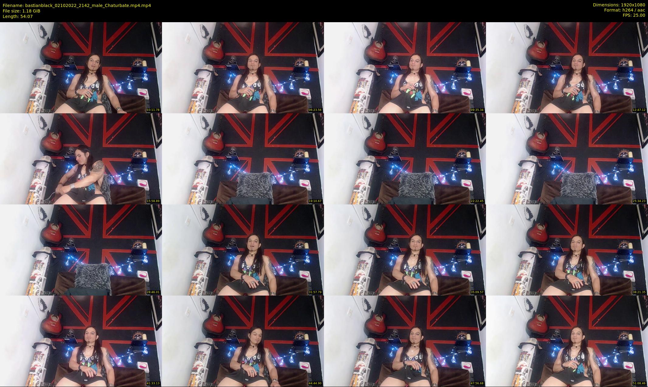 bastianblack — 55 minute Chaturbate male cam show recording, 1080p, Oct 2, 2022