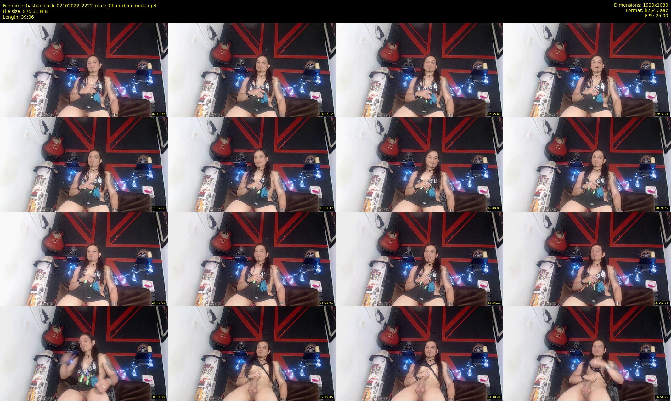 bastianblack — 40 minute Chaturbate male cam show recording, 1080p, Oct 2, 2022