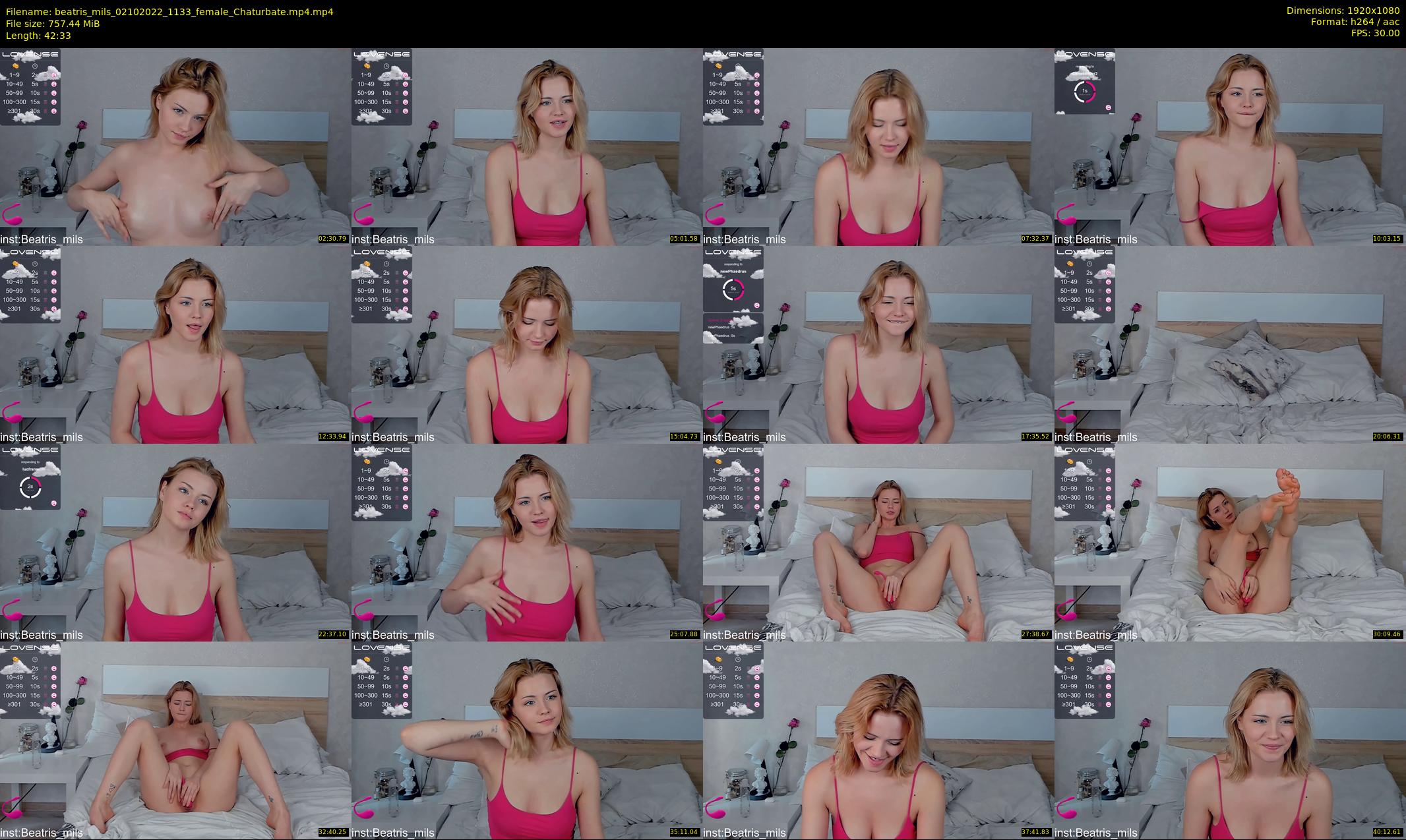 beatris_mils — 43 minute Chaturbate female cam show recording, 1080p, Oct 2, 2022