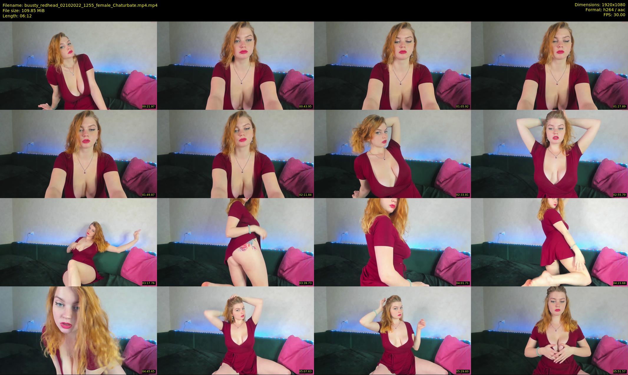 buusty_redhead — 7 minute Chaturbate female cam show recording, 1080p, Oct 2, 2022