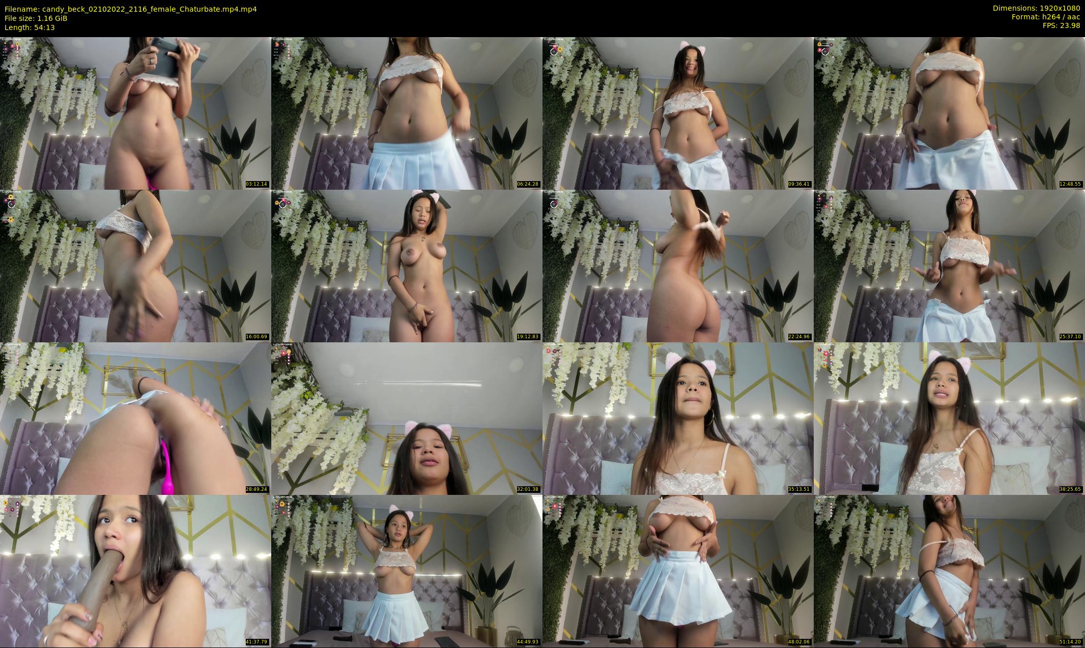 candy_beck — 55 minute Chaturbate female cam show recording, 1080p, Oct 2, 2022