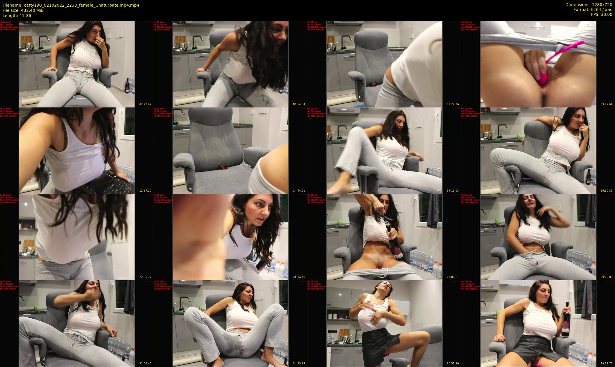 catty190 — 42 minute Chaturbate female cam show recording, 720p, Oct 2, 2022