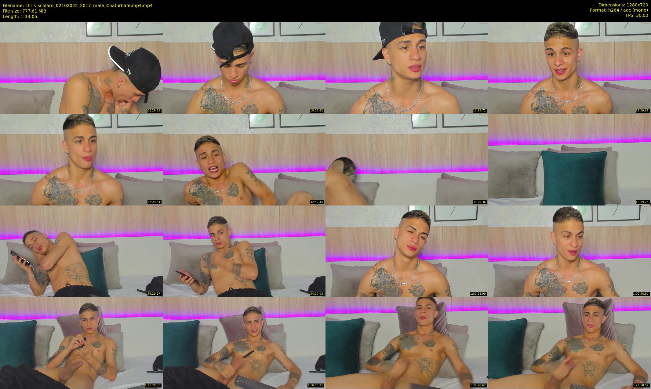 chris_scolaro — 94 minute Chaturbate male cam show recording, 720p, Oct 2, 2022