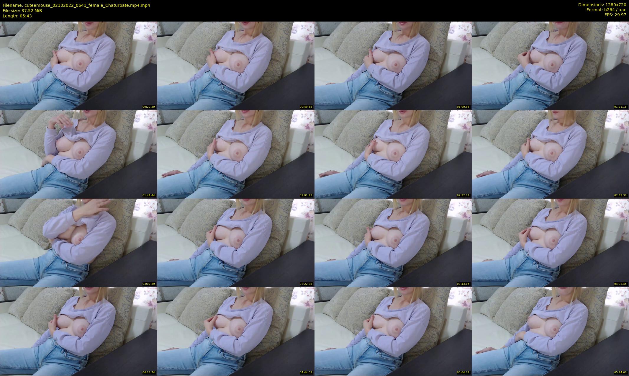 cuteemouse — 6 minute Chaturbate female cam show recording, 720p, Oct 2, 2022