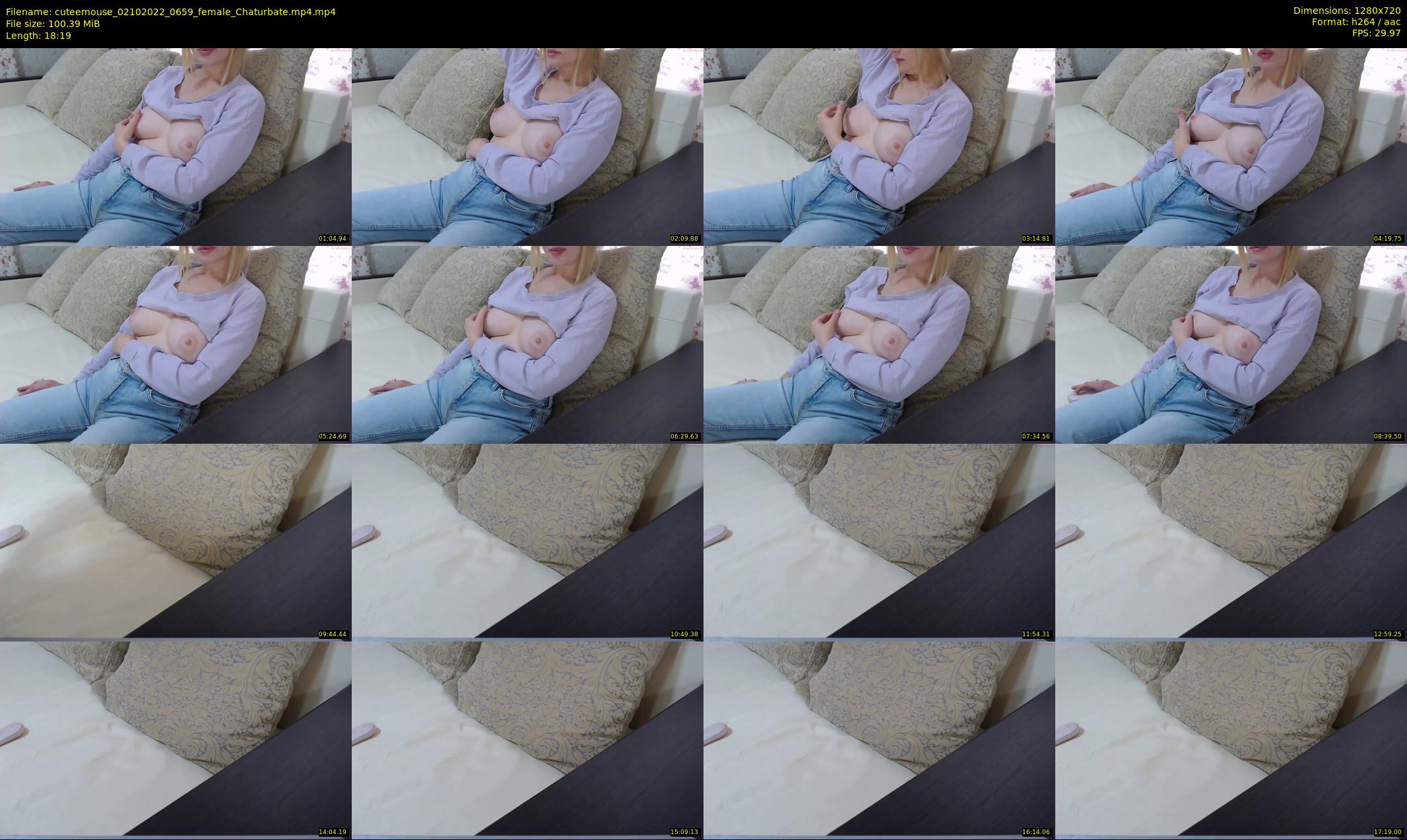 cuteemouse — 19 minute Chaturbate female cam show recording, 720p, Oct 2, 2022