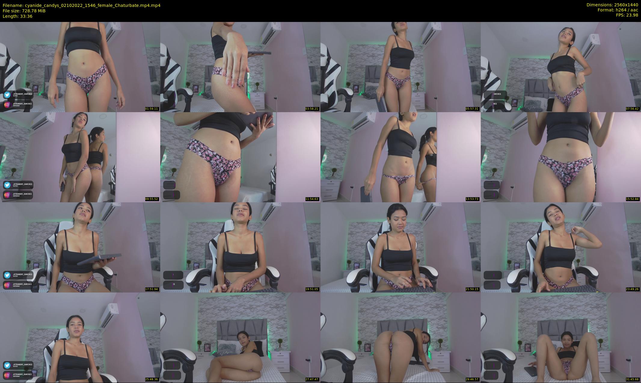 cyanide_candys — 34 minute Chaturbate female cam show recording, 1080p, Oct 2, 2022