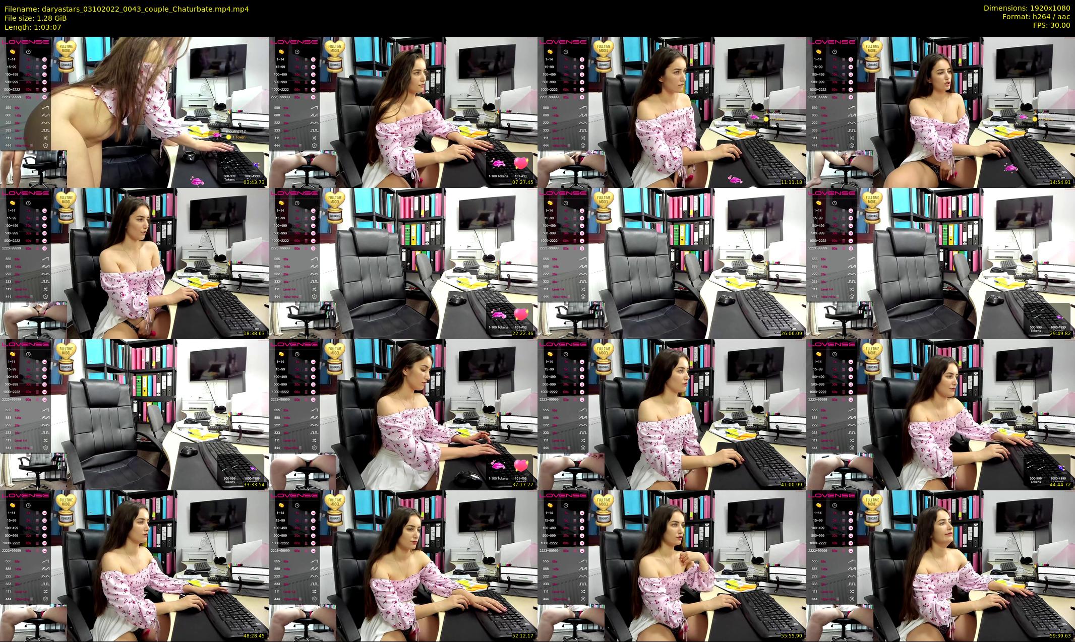 daryastars — 64 minute Chaturbate couple cam show recording, 1080p, Oct 3, 2022