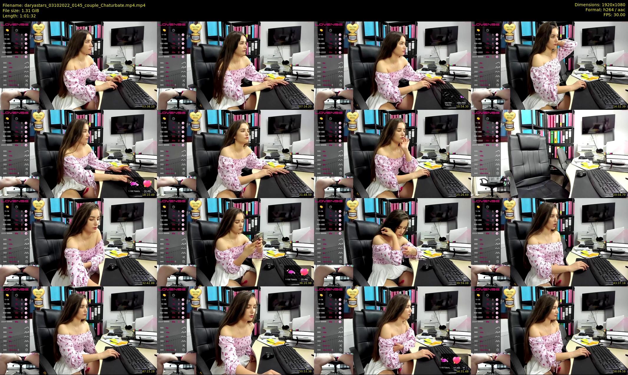 daryastars — 62 minute Chaturbate couple cam show recording, 1080p, Oct 3, 2022