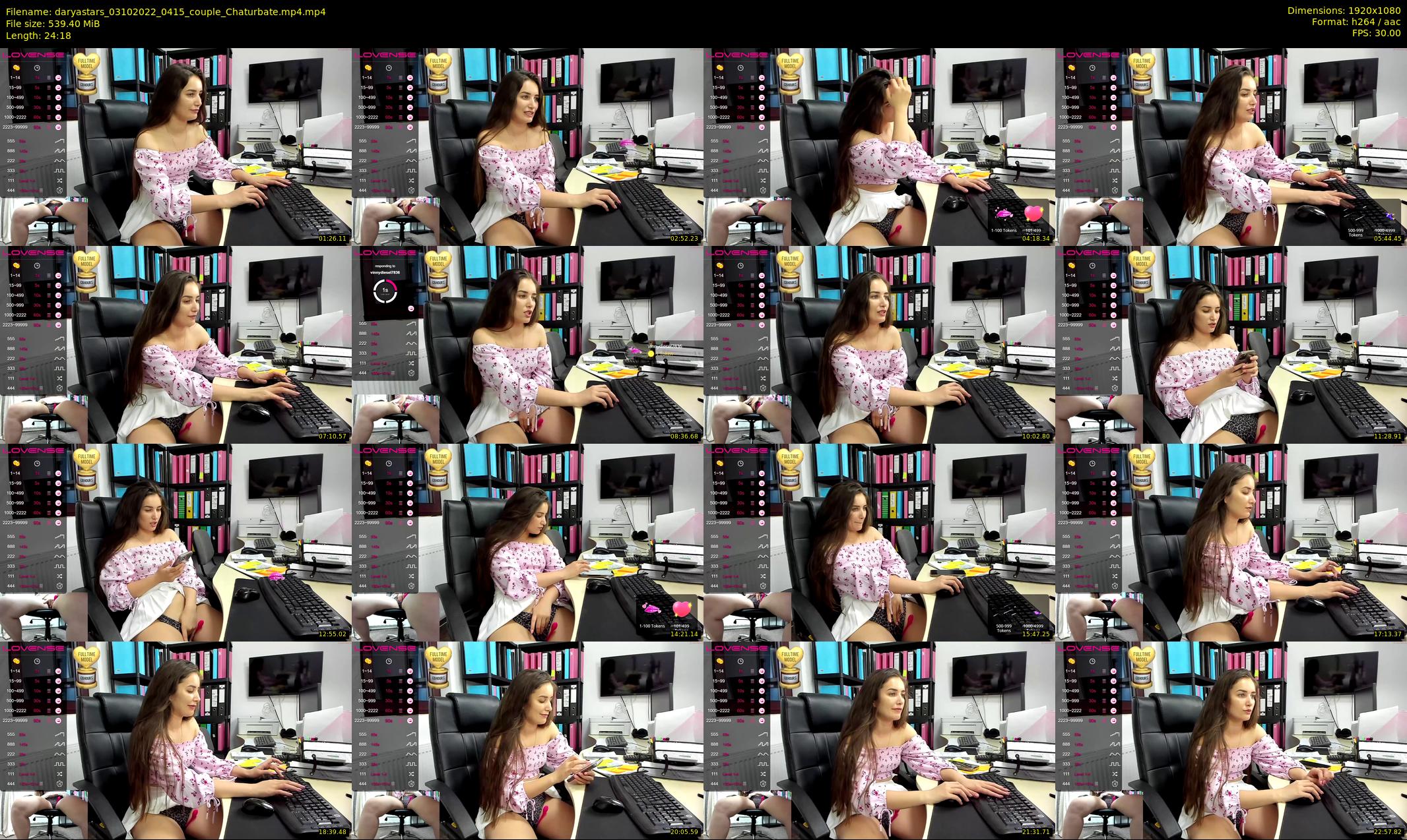 daryastars — 25 minute Chaturbate couple cam show recording, 1080p, Oct 3, 2022