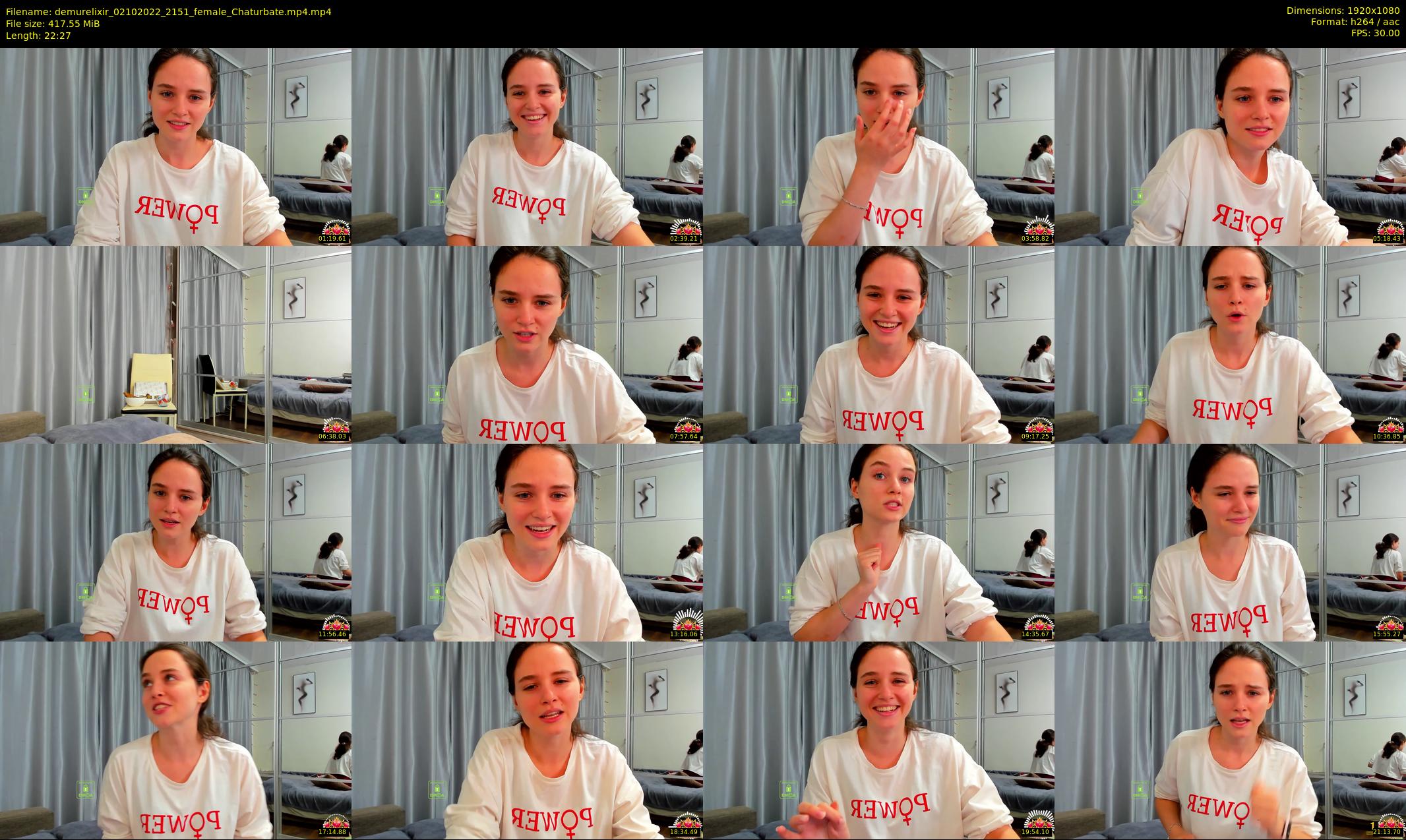 demurelixir — 23 minute Chaturbate female cam show recording, 1080p, Oct 2, 2022
