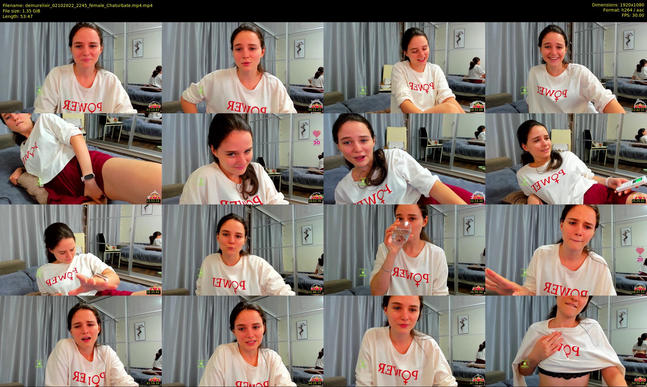 demurelixir — 54 minute Chaturbate female cam show recording, 1080p, Oct 2, 2022