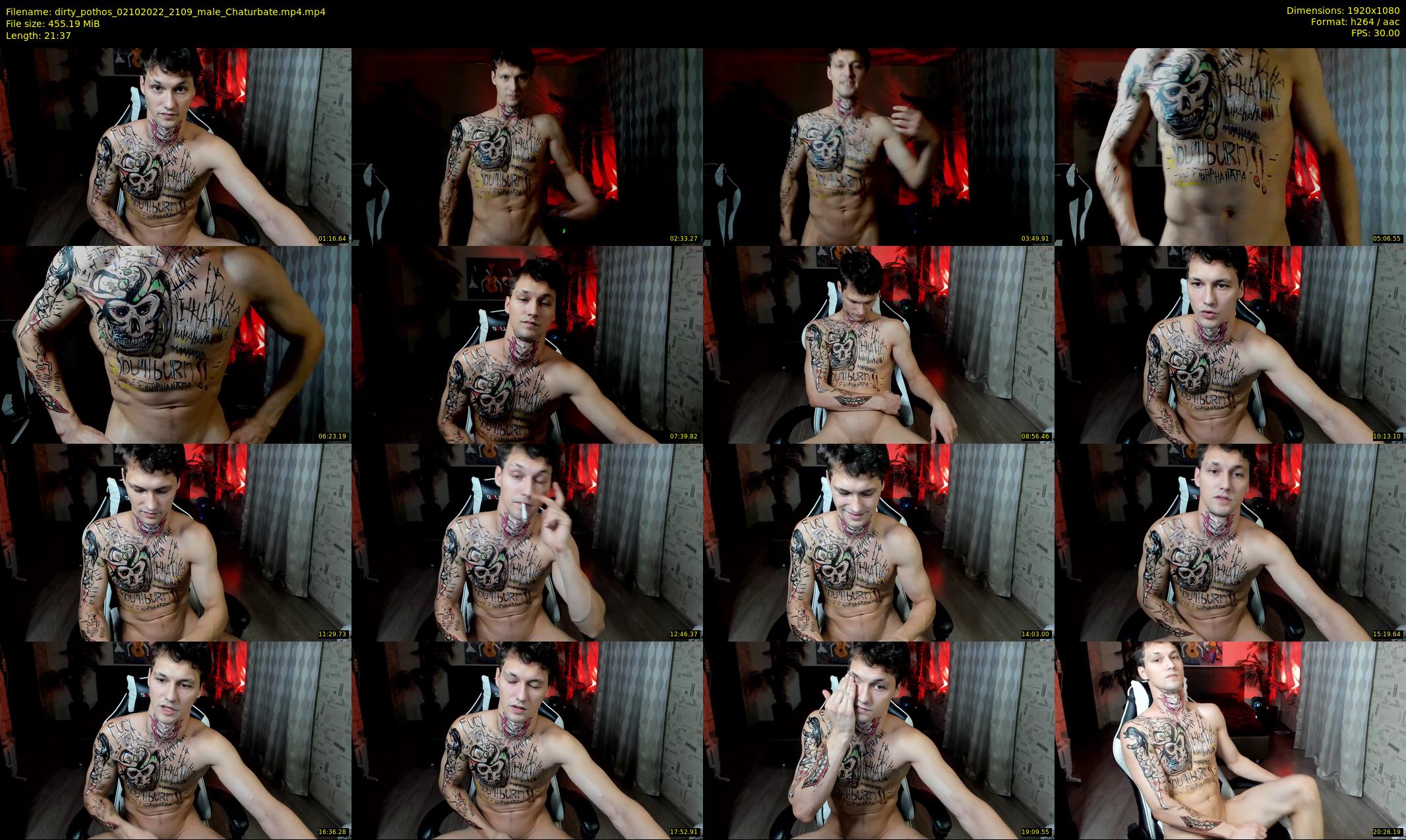 dirty_pothos — 22 minute Chaturbate male cam show recording, 1080p, Oct 2, 2022