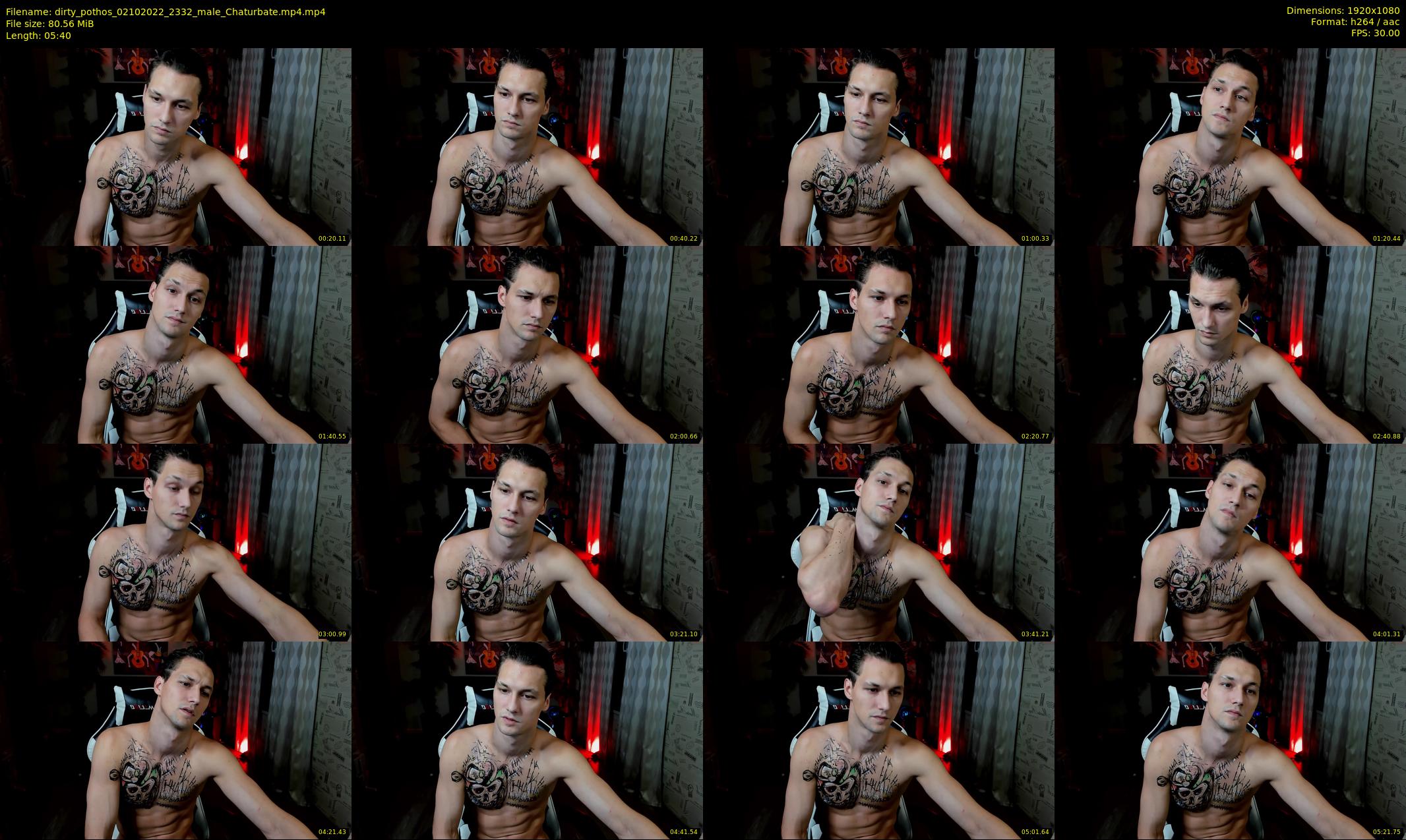 dirty_pothos — 6 minute Chaturbate male cam show recording, 1080p, Oct 2, 2022