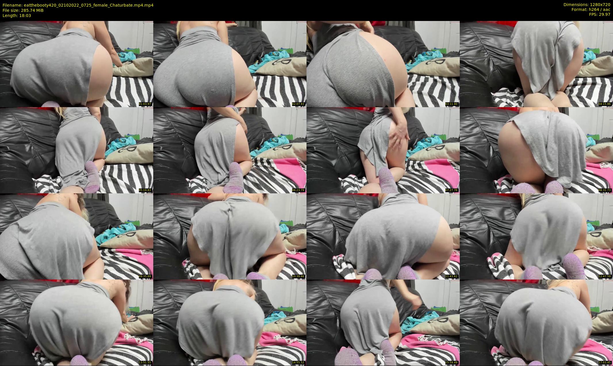 eatthebooty420 — 19 minute Chaturbate female cam show recording, 720p, Oct 2, 2022