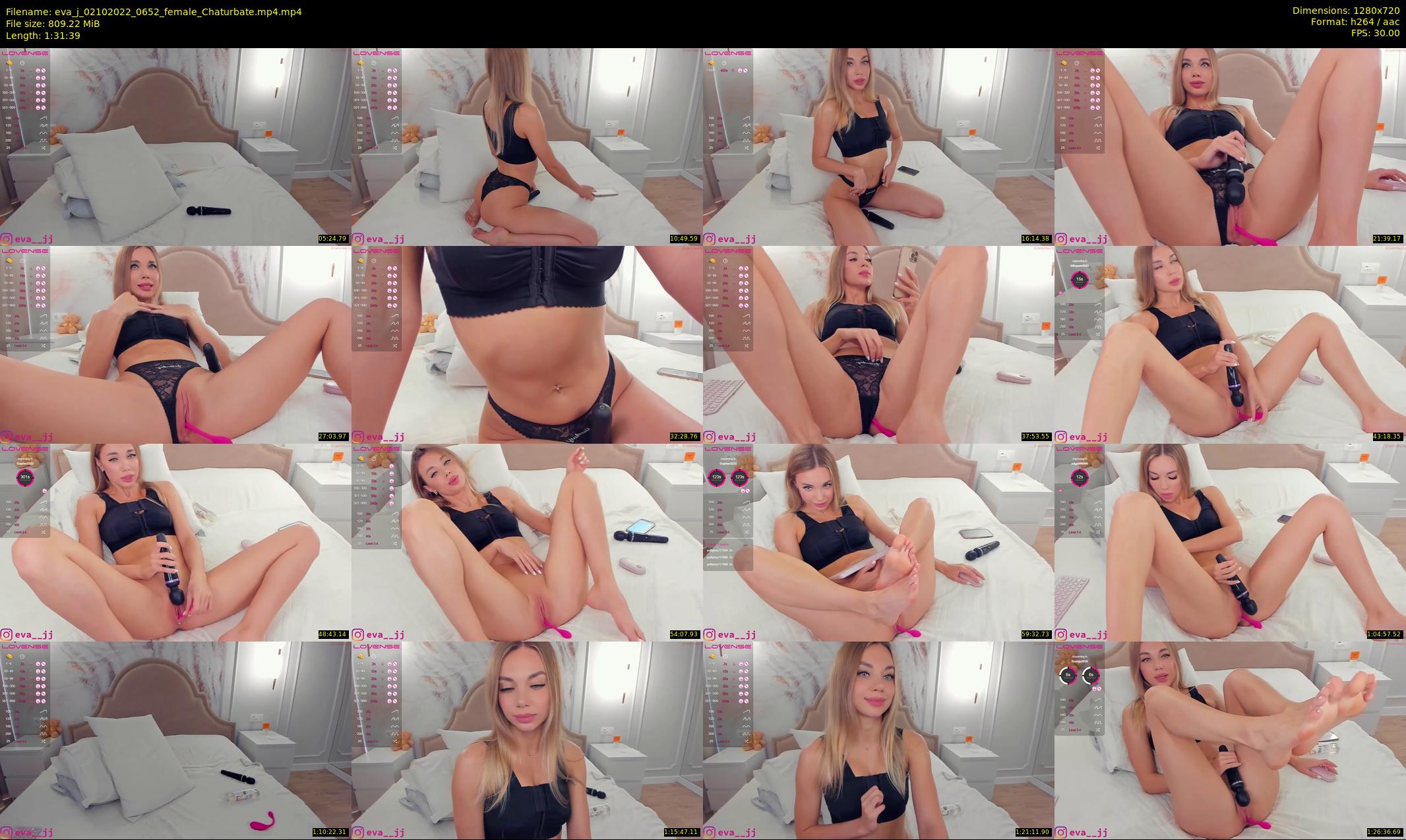 eva_j — 92 minute Chaturbate female cam show recording, 720p, Oct 2, 2022
