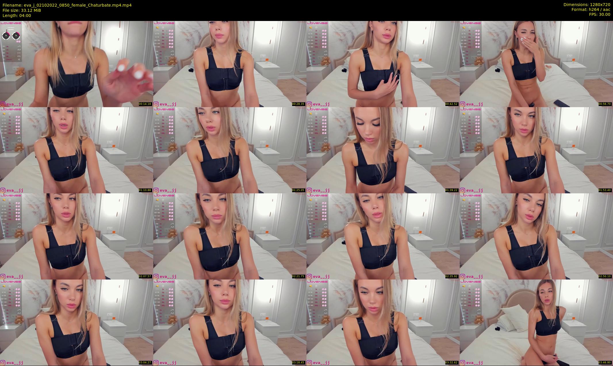 eva_j — 4 minute Chaturbate female cam show recording, 720p, Oct 2, 2022