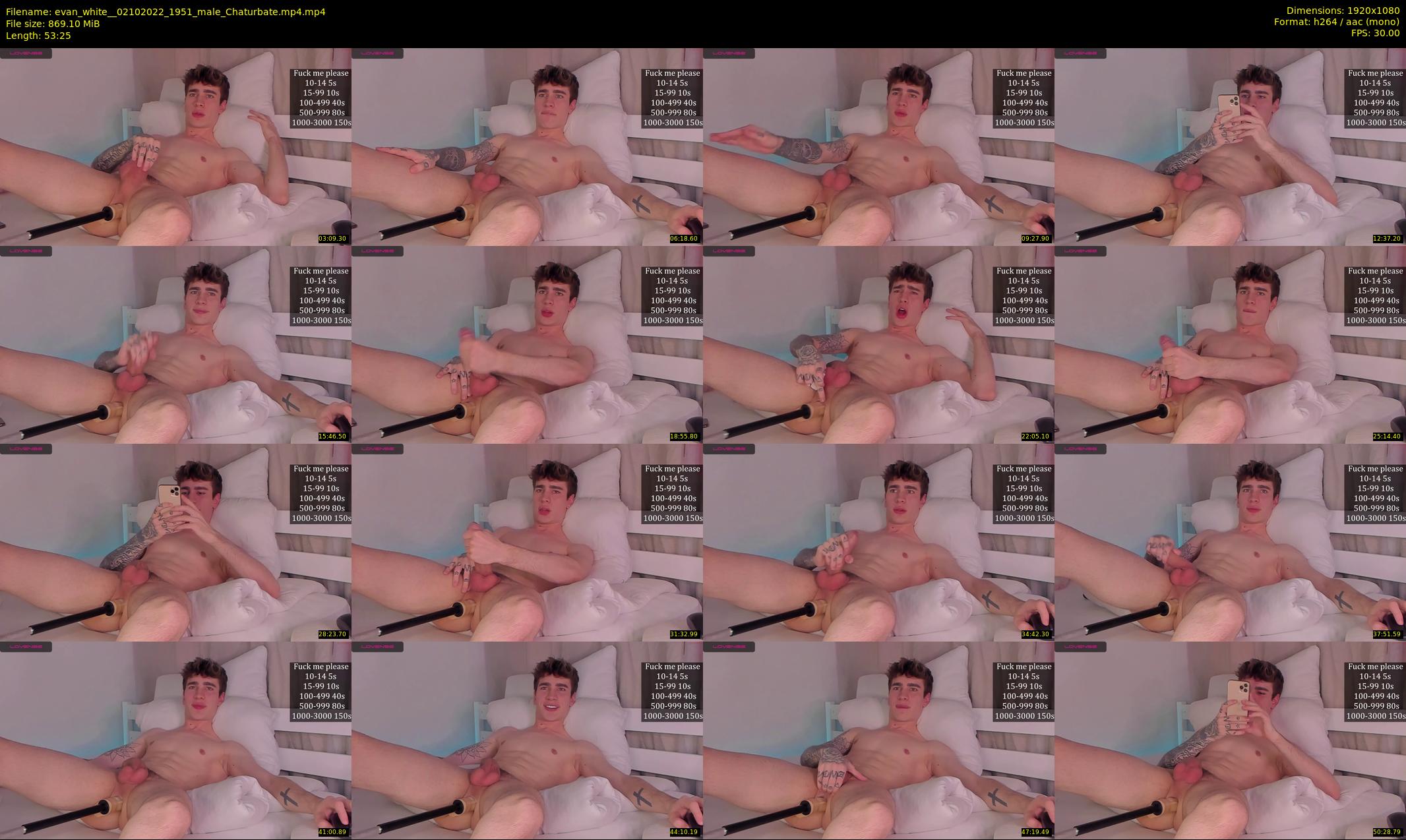 evan_white_ — 54 minute Chaturbate male cam show recording, 1080p, Oct 2, 2022