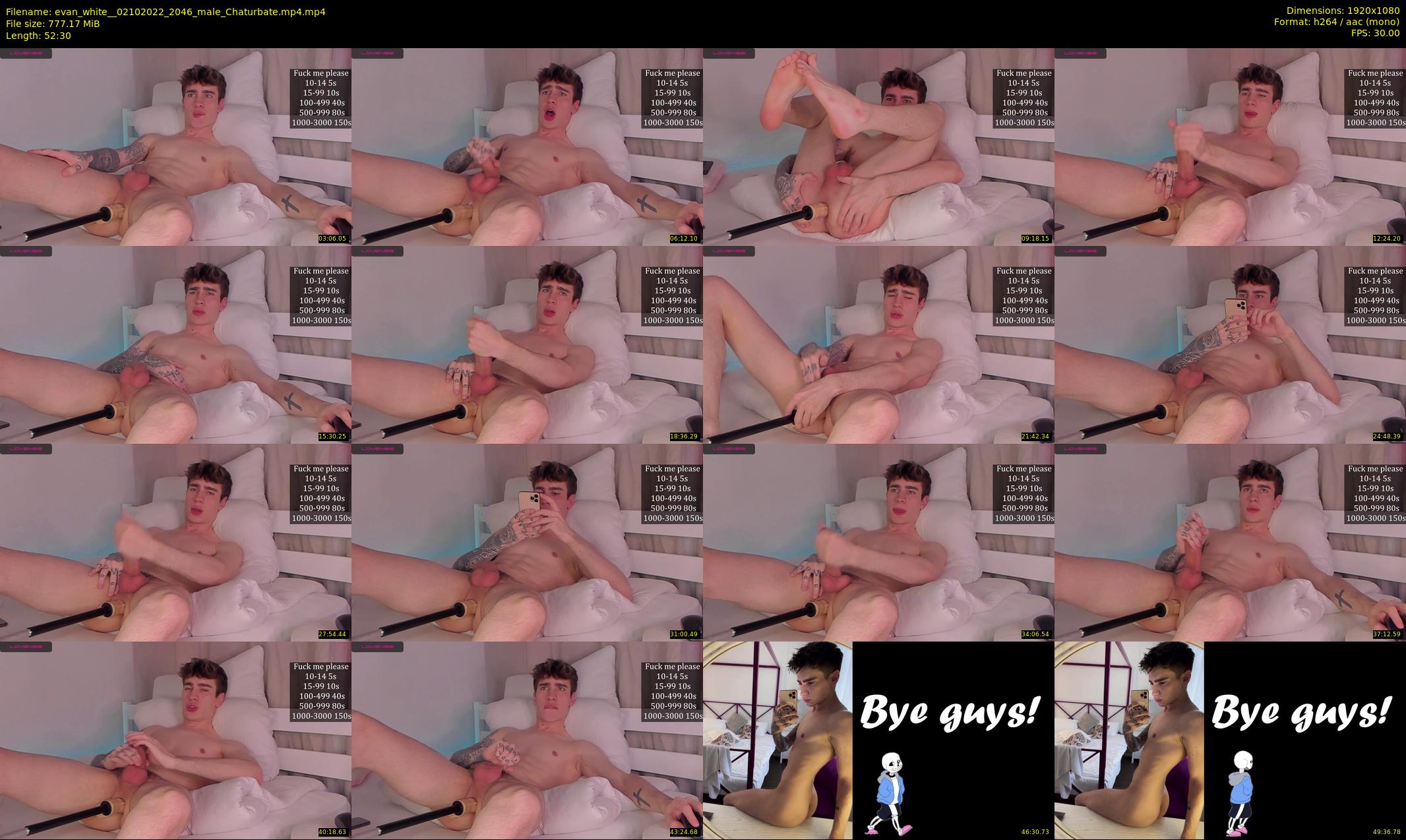 evan_white_ — 53 minute Chaturbate male cam show recording, 1080p, Oct 2, 2022
