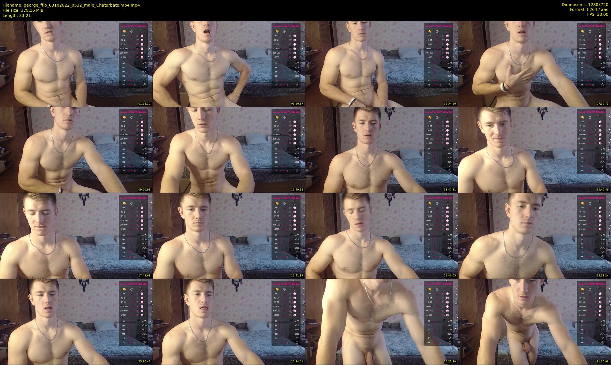george_fflo — 34 minute Chaturbate male cam show recording, 720p, Oct 3, 2022