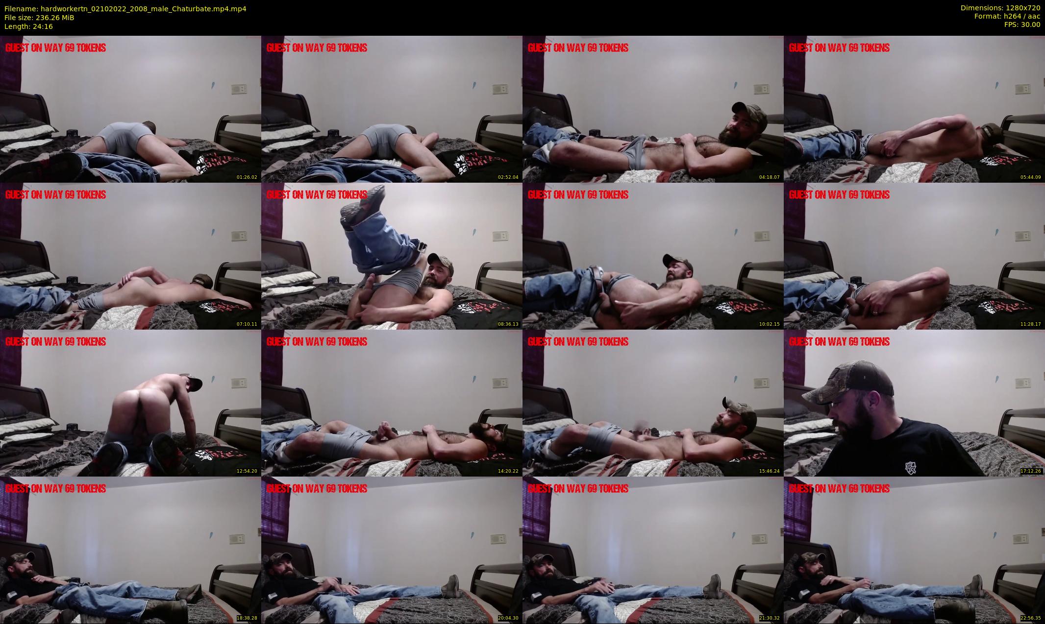 hardworkertn — 25 minute Chaturbate male cam show recording, 720p, Oct 2, 2022